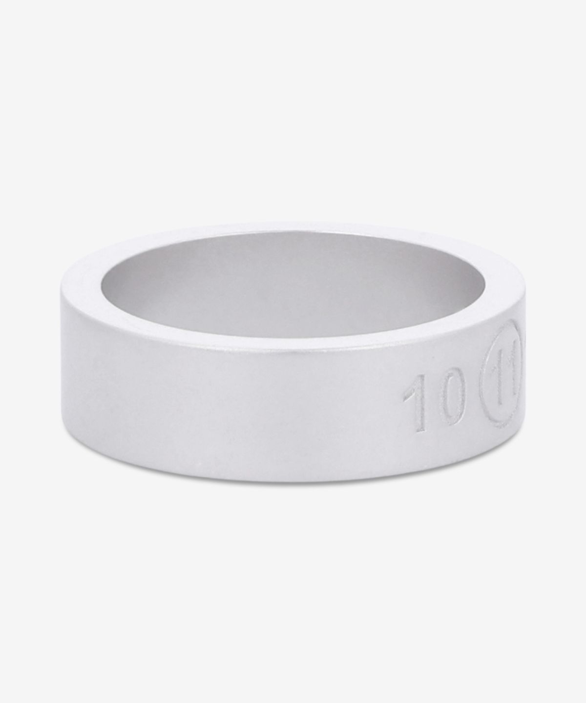 메종 마르지엘라(MAISON MARGIELA) 넘버 레퍼런스 6.5MM 반지 - 실버 / SM1UQ0120P8863101