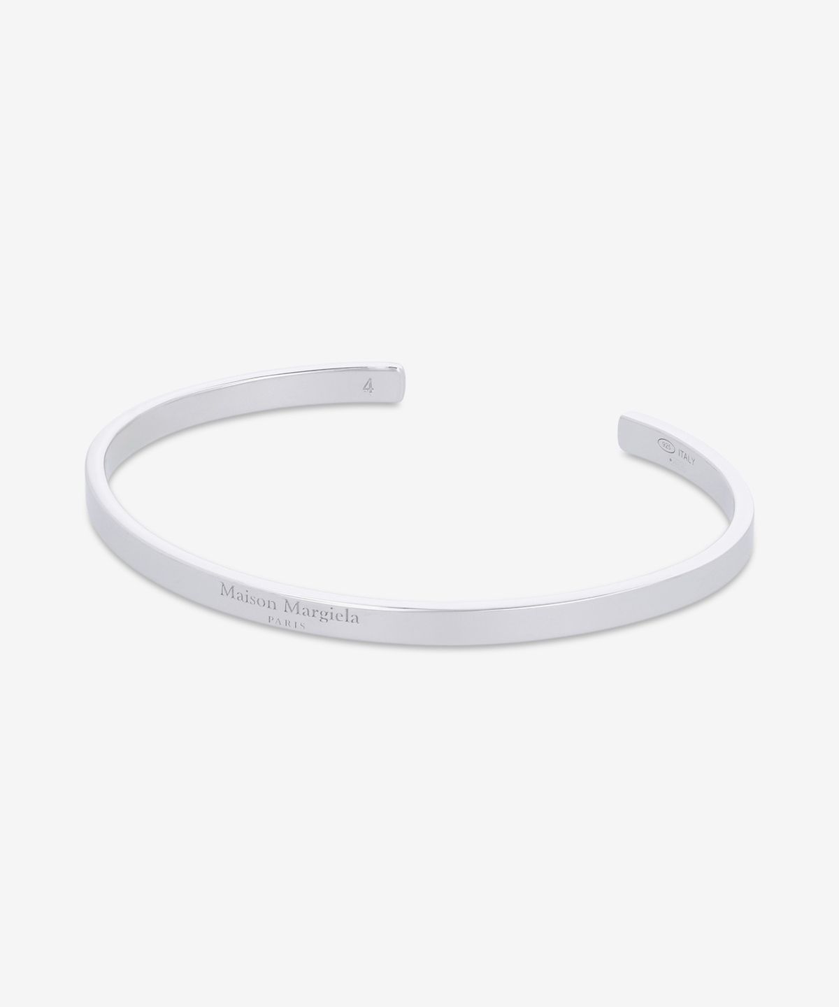 메종 마르지엘라(MAISON MARGIELA) 로고 레퍼런스 4MM 귀걸이 - 실버 / SM1UY0103P8865102