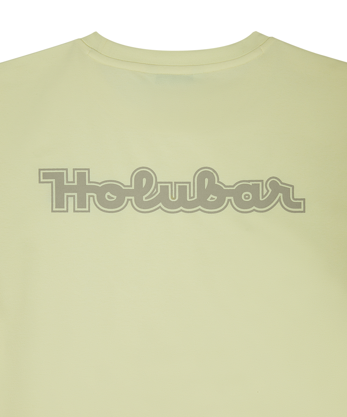 홀루바(HOLUBAR) Lettering Logo T Shirt Yellow