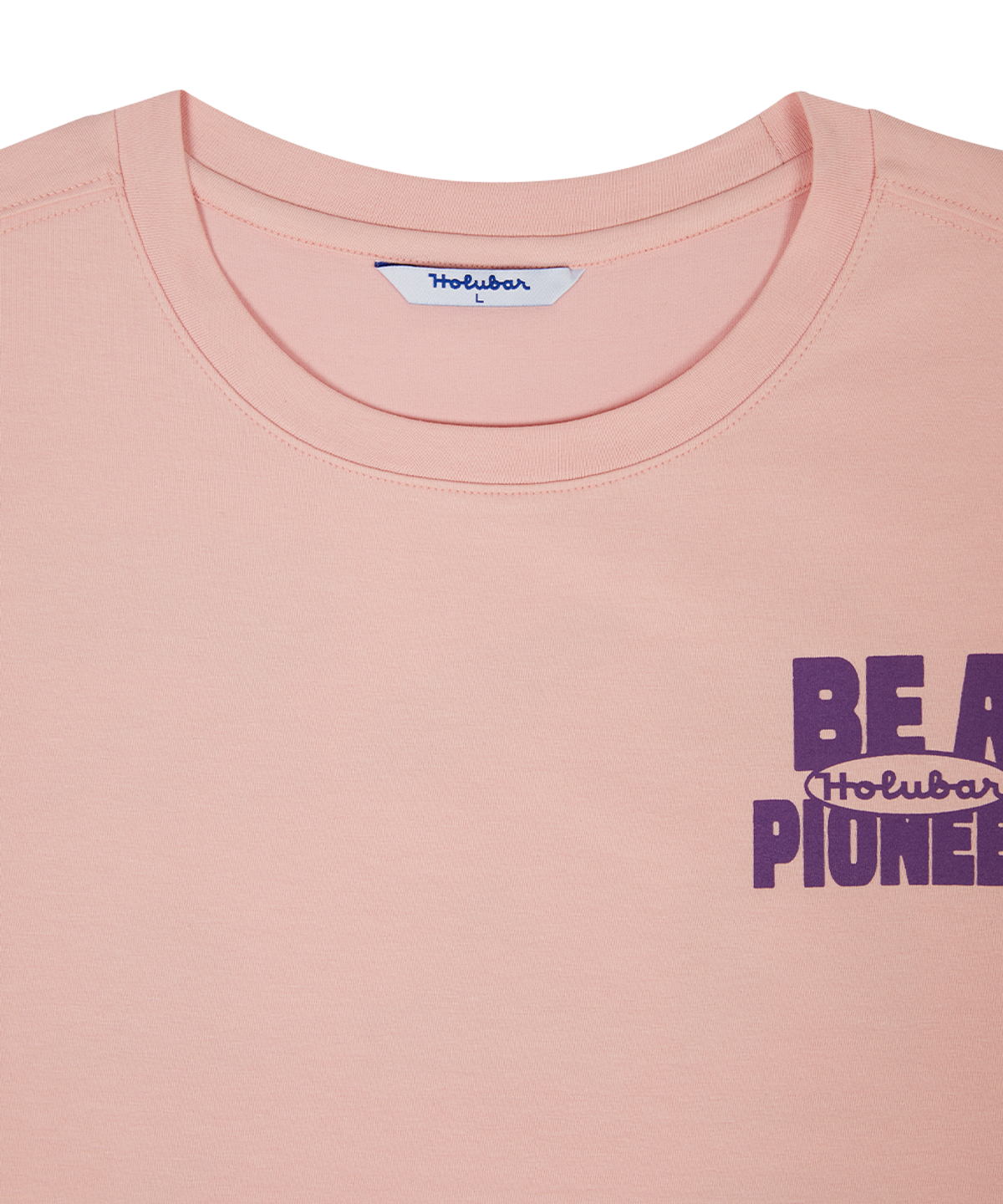 홀루바(HOLUBAR) Backpacking Graphic T Shirt Pink