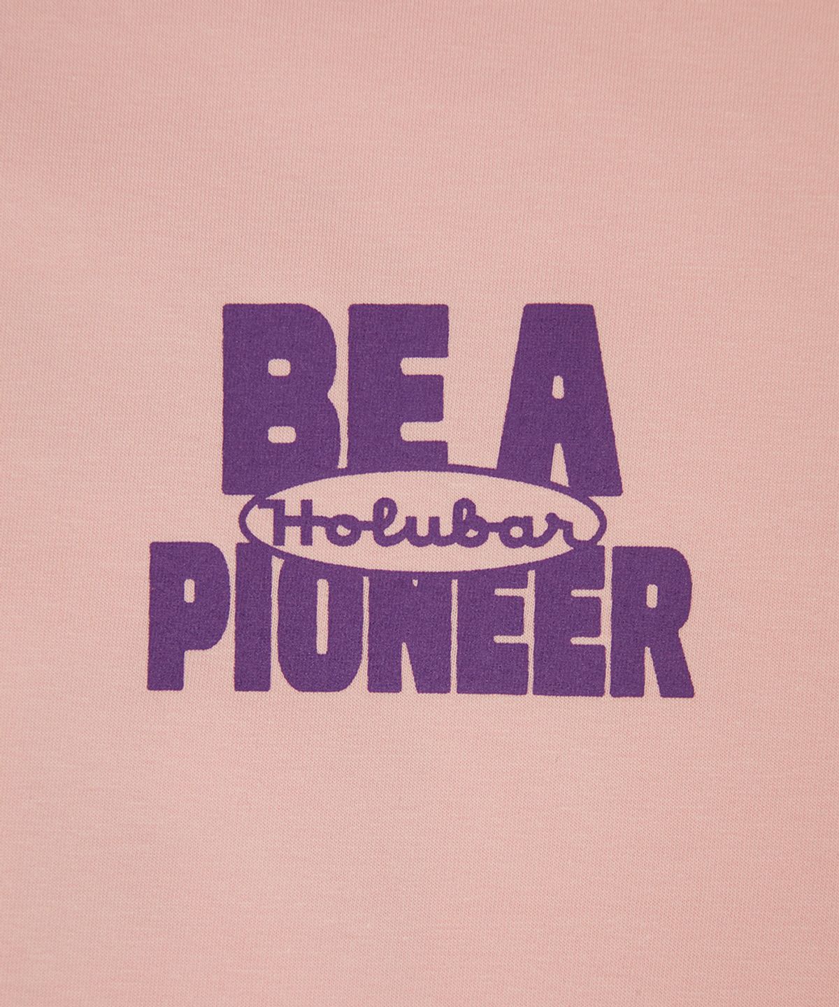 홀루바(HOLUBAR) Backpacking Graphic T Shirt Pink