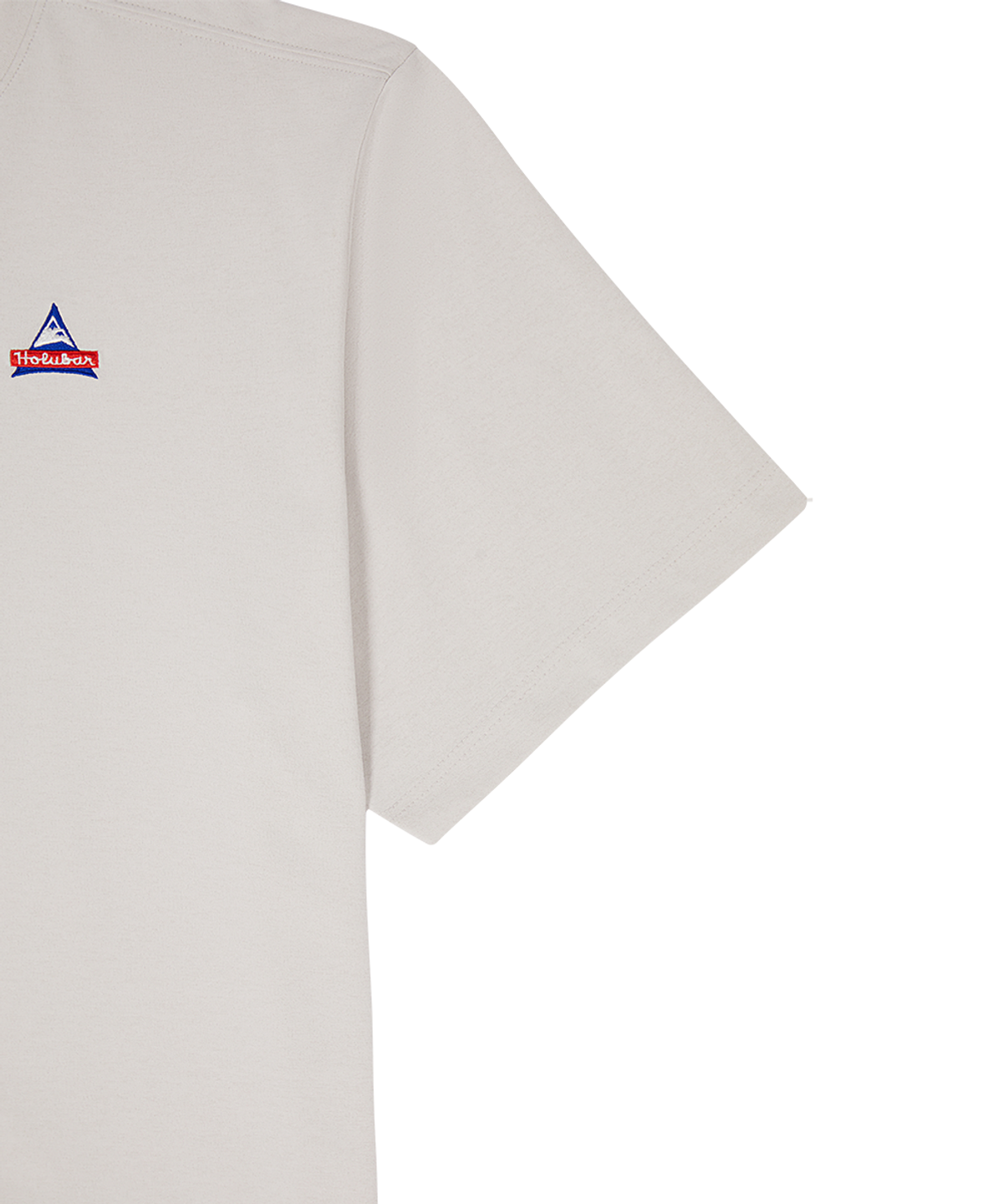 홀루바(HOLUBAR) Flatirons Logo T Shirt Light Beige