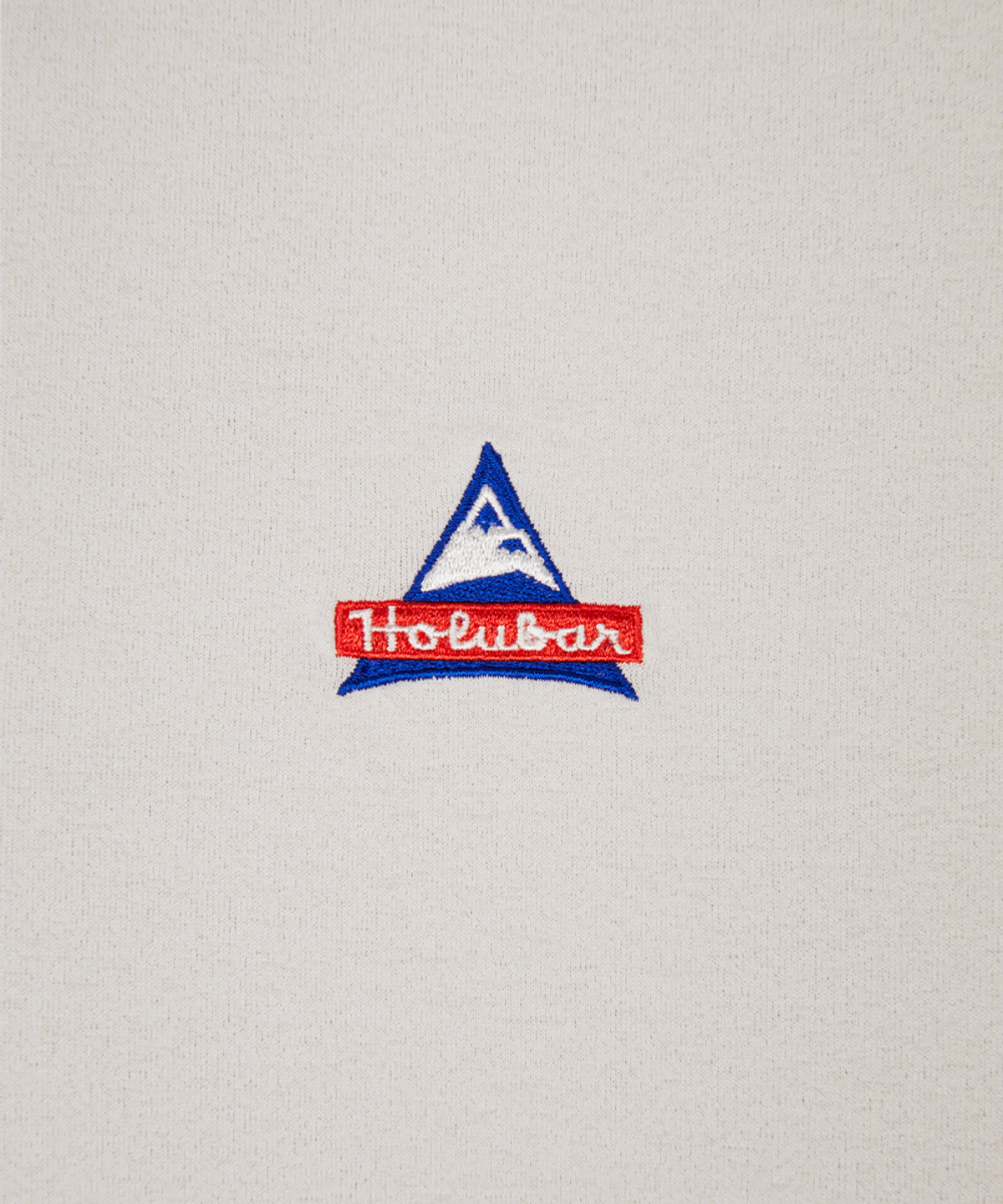 홀루바(HOLUBAR) Flatirons Logo T Shirt Light Beige