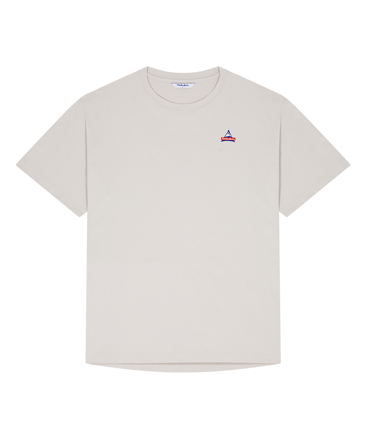 홀루바(HOLUBAR) Flatirons Logo T Shirt Light Beige