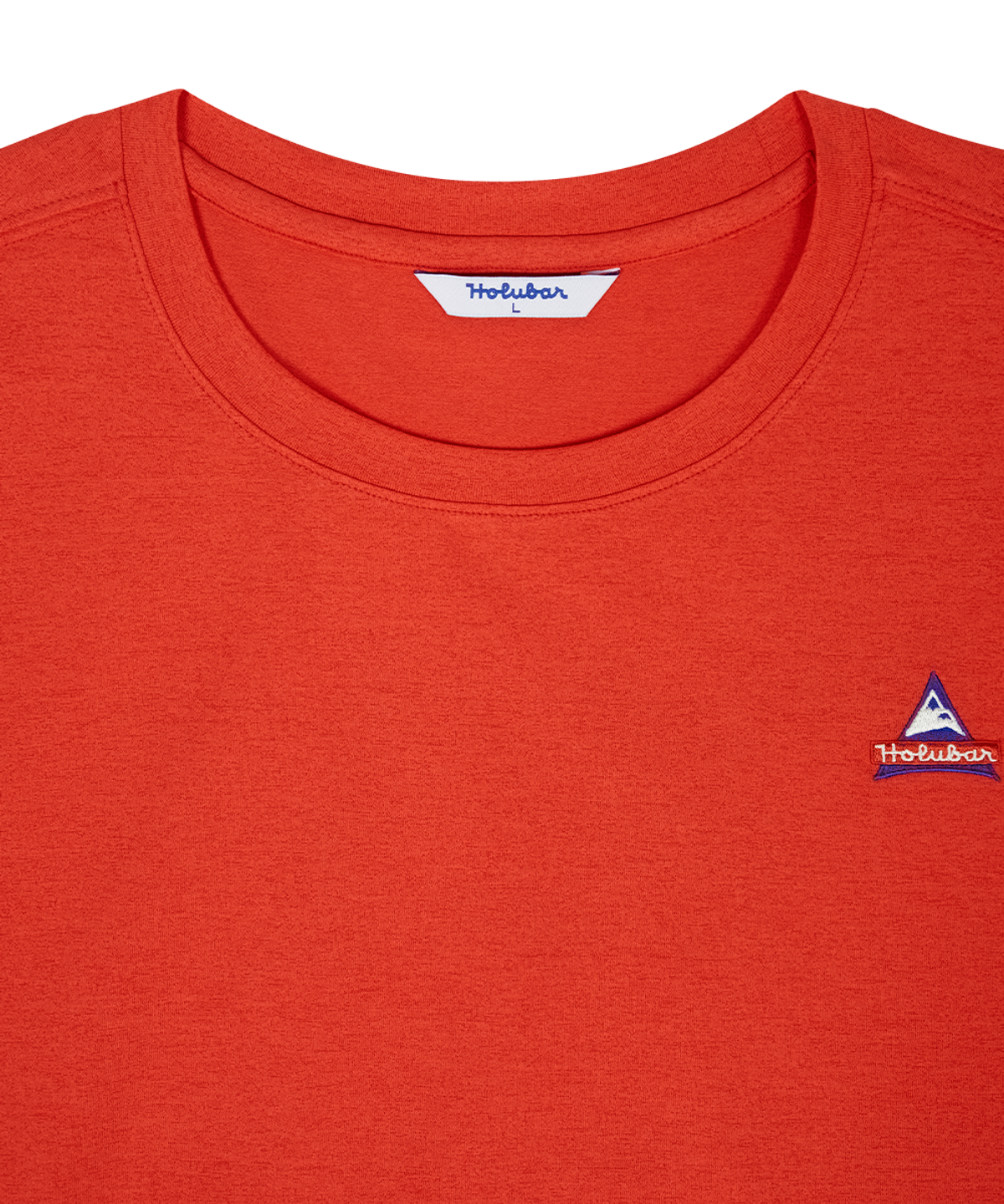 홀루바(HOLUBAR) Flatirons Logo T Shirt Red