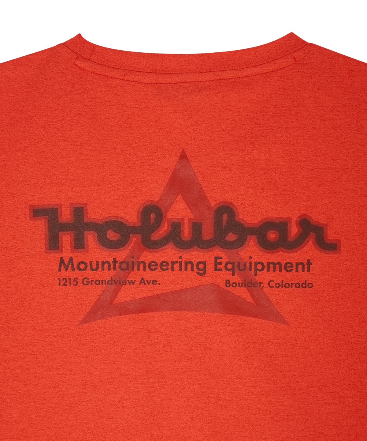 홀루바(HOLUBAR) Flatirons Logo T Shirt Red