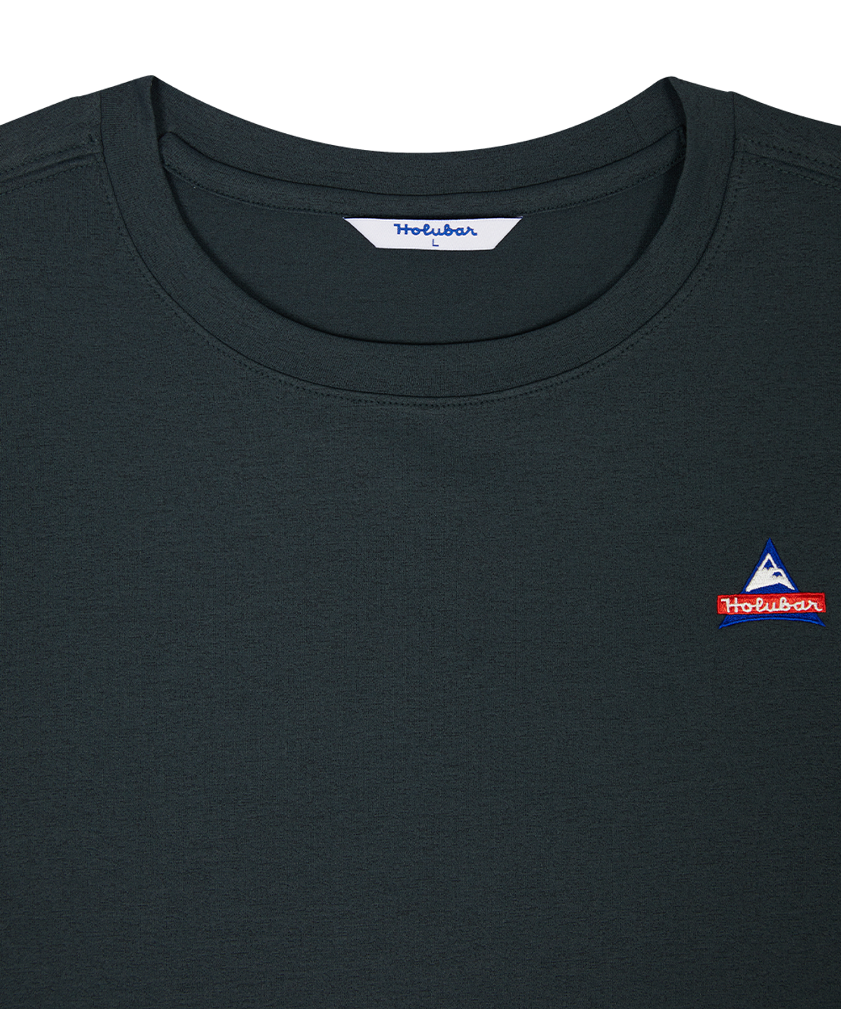 홀루바(HOLUBAR) Flatirons Logo T Shirt Deep Green