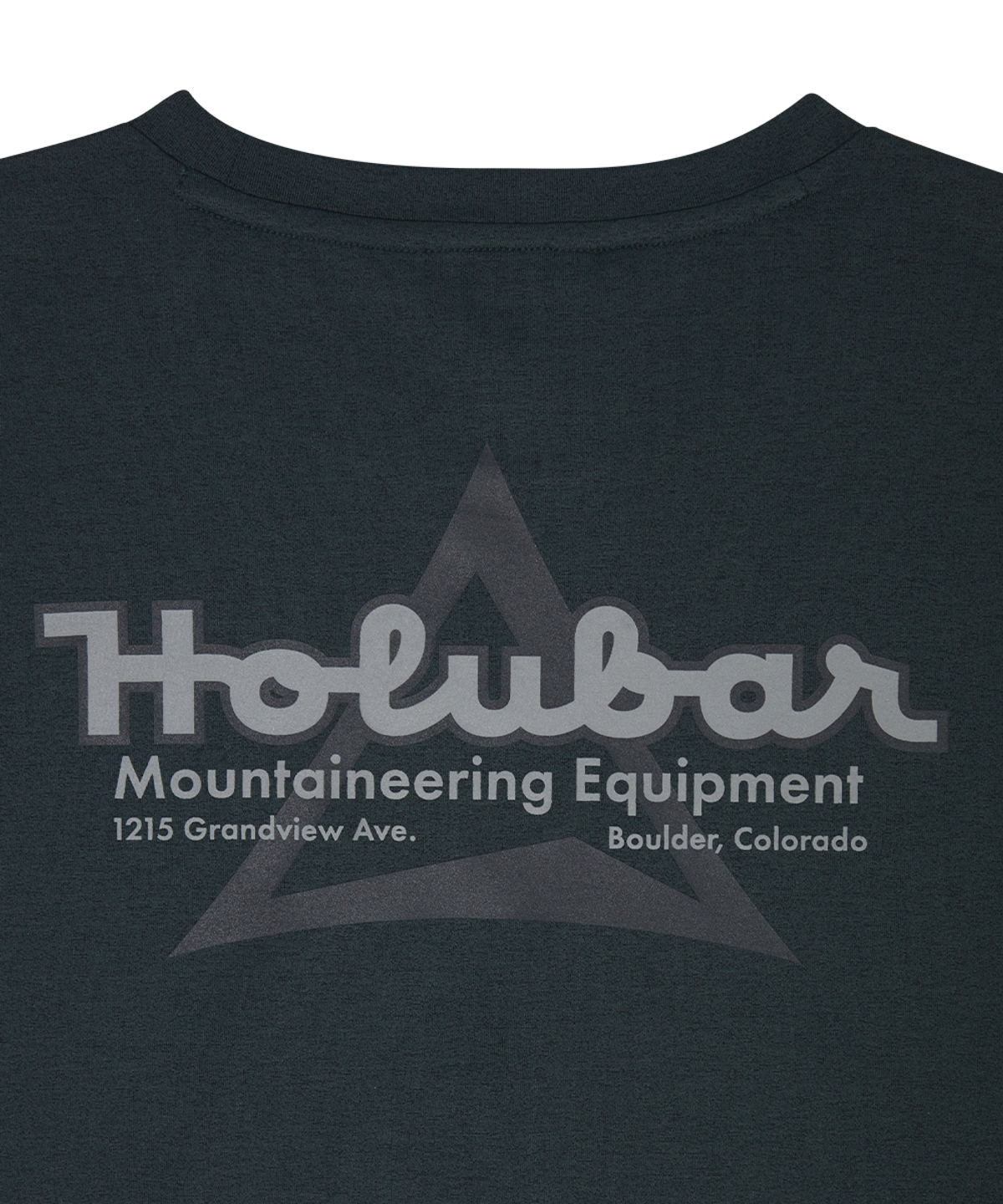 홀루바(HOLUBAR) Flatirons Logo T Shirt Deep Green