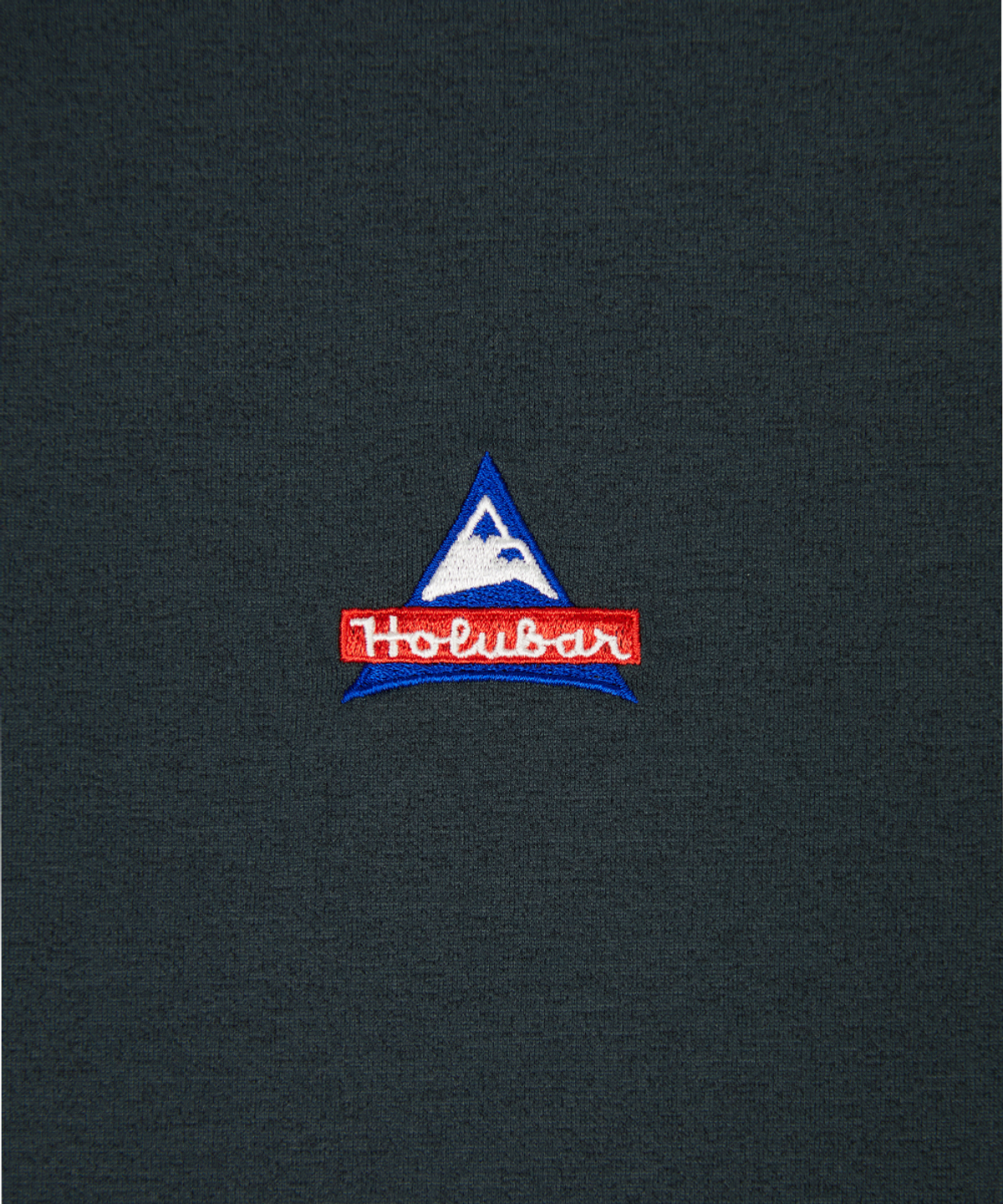 홀루바(HOLUBAR) Flatirons Logo T Shirt Deep Green