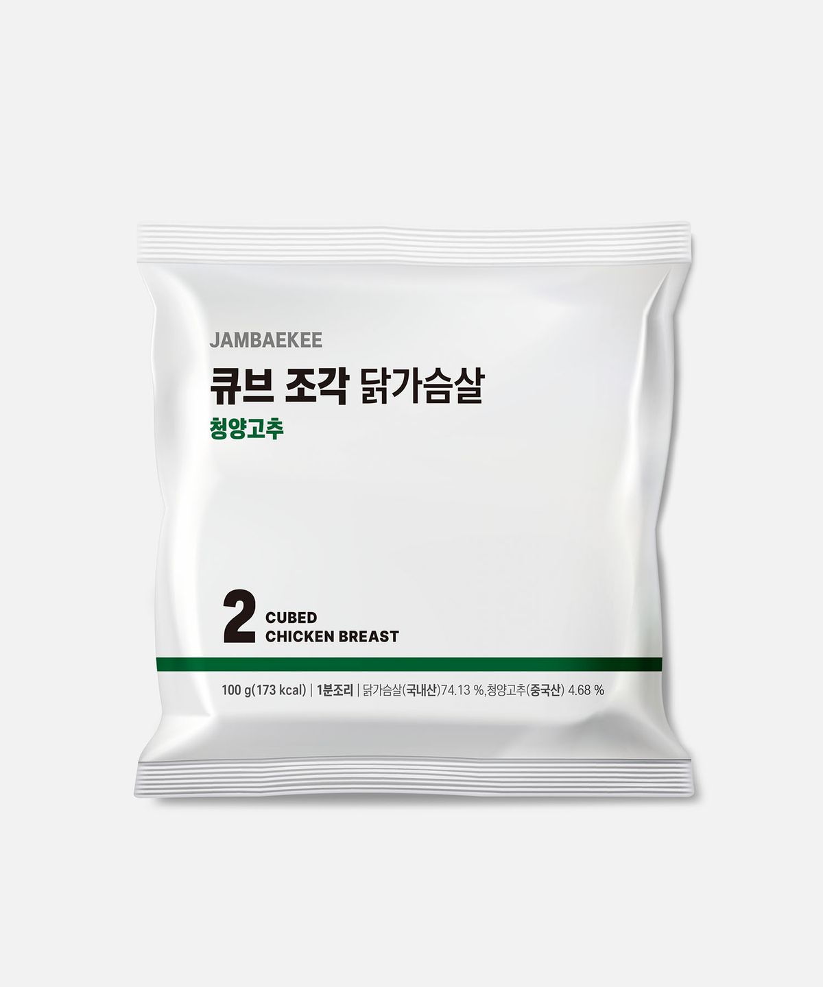 잠백이(JAMBAEKEE) 에센셜 조각 닭가슴살 4종 10개입