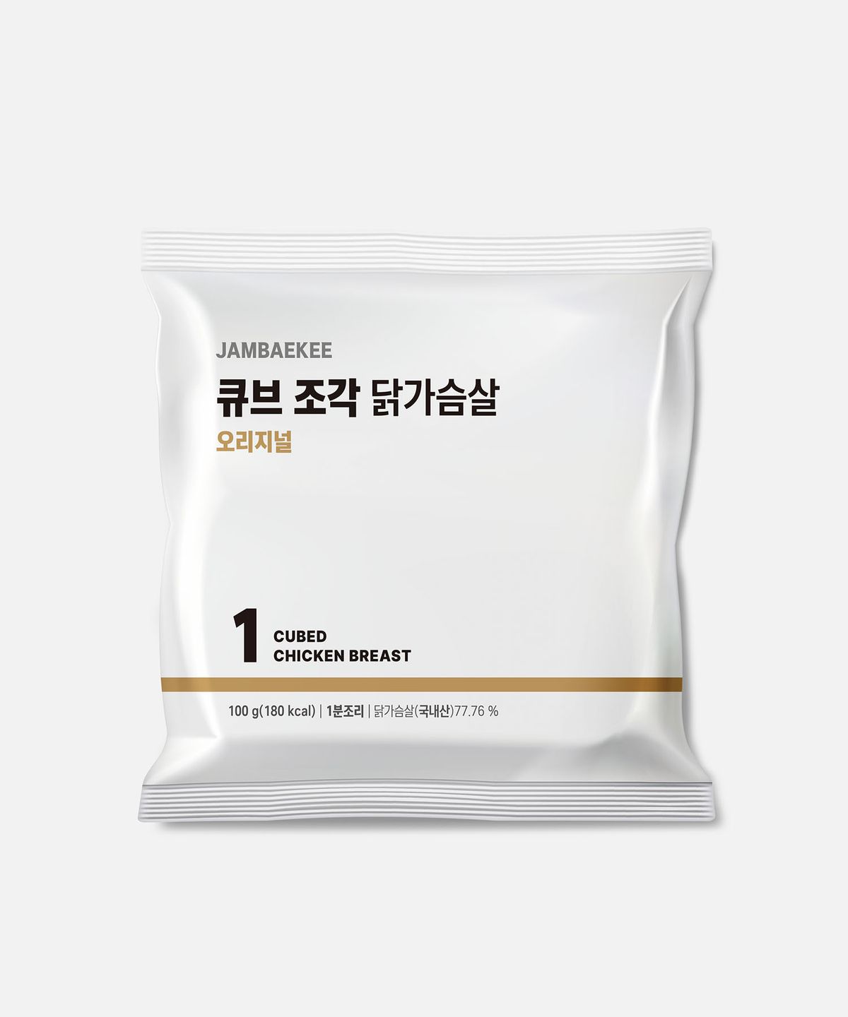 잠백이(JAMBAEKEE) 에센셜 조각 닭가슴살 4종 10개입