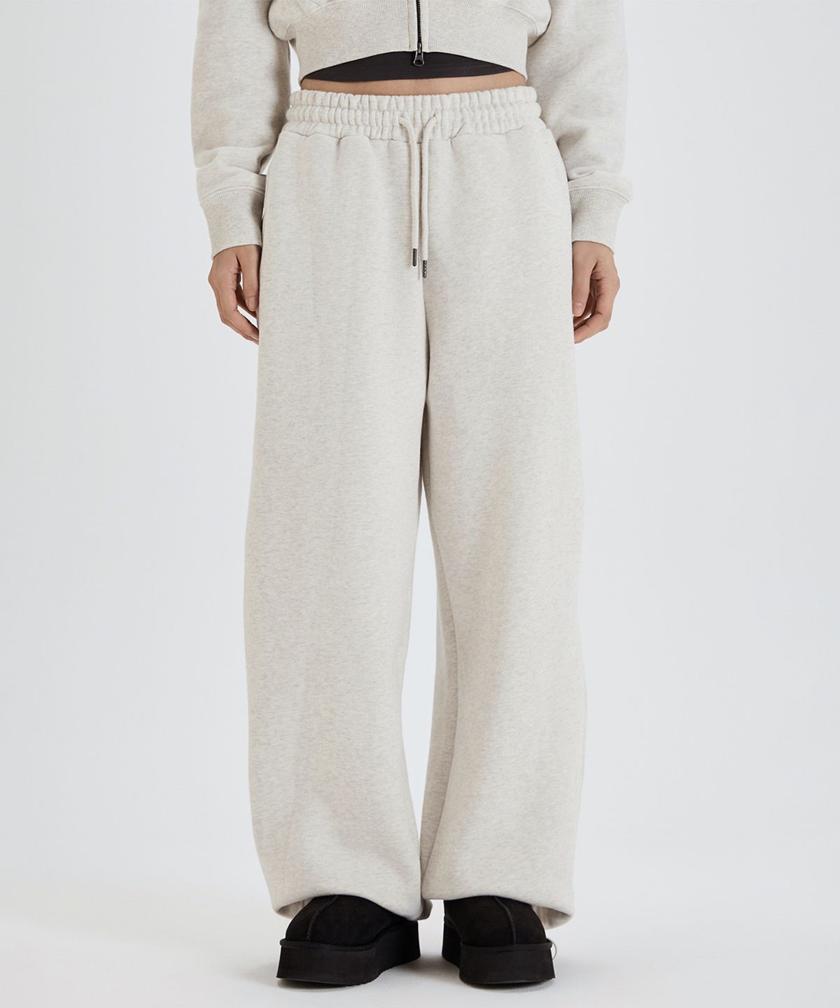 미쏘(MIXXO) 기모 투웨이 스웻팬츠_MIWTMG110A