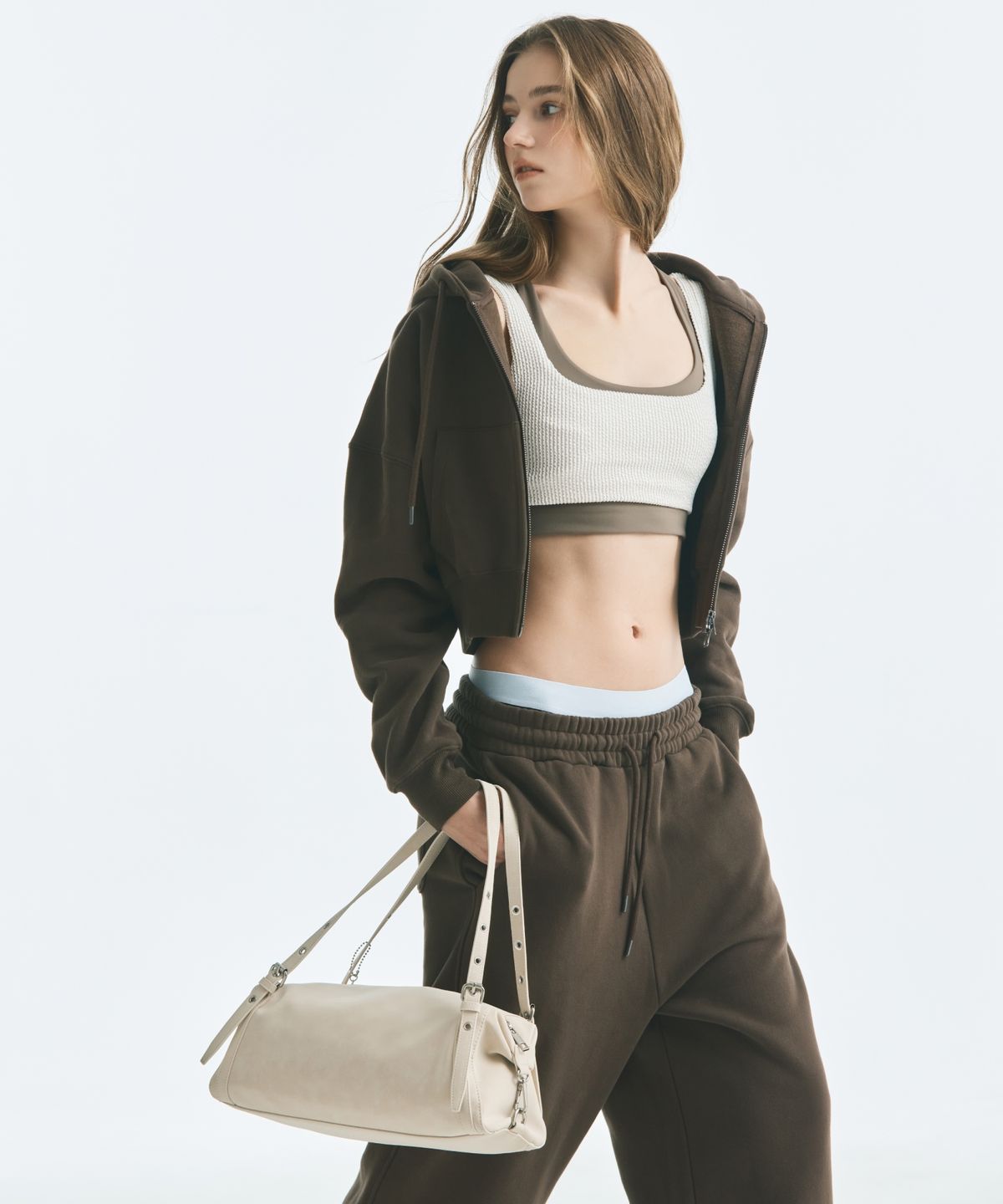 미쏘(MIXXO) 기모 투웨이 스웻팬츠_MIWTMG110A