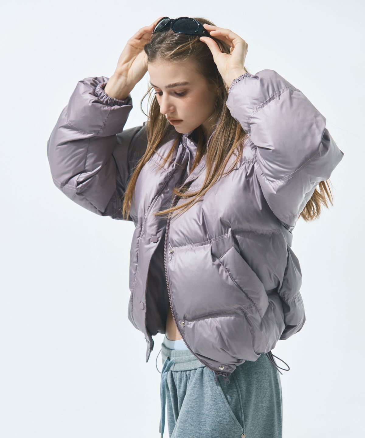 미쏘(MIXXO) 후드 패딩_MIWJPG12SS
