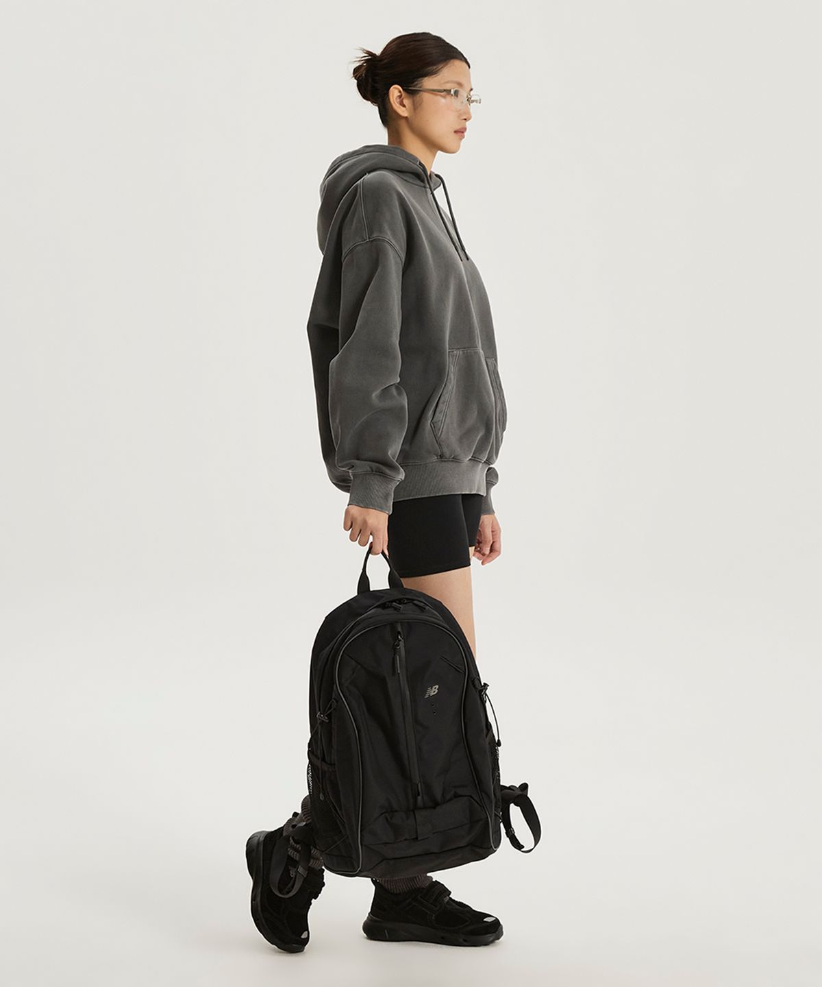 뉴발란스(NEW BALANCE) NBGCGSS107 / Trail Lining Backpack (BLACK)