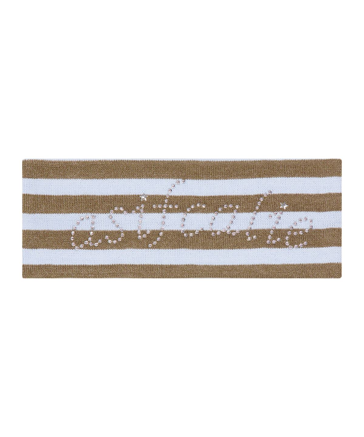 에즈이프 캘리(ASIF CALIE) CALIE HOTFIX STRIPE HAIR BAND BROWN