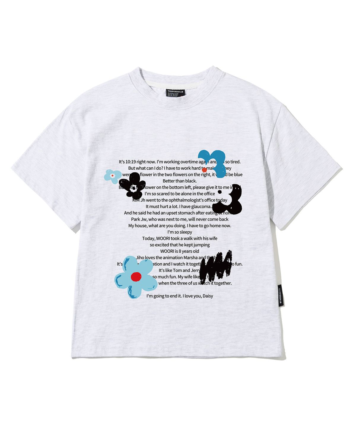 엘리메노영스터(ELIMENOYOUNGSTER) EY 블라블라 키즈 반팔티 4Color