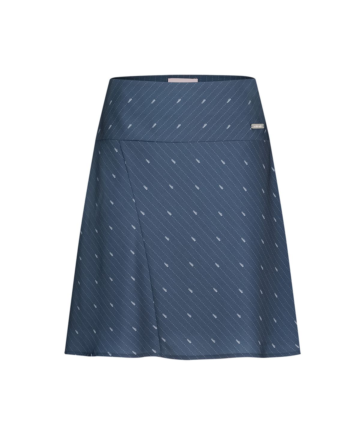 에즈이프 캘리(ASIF CALIE) CALIE LOGO STRIPE MIDI SKIRT NAVY