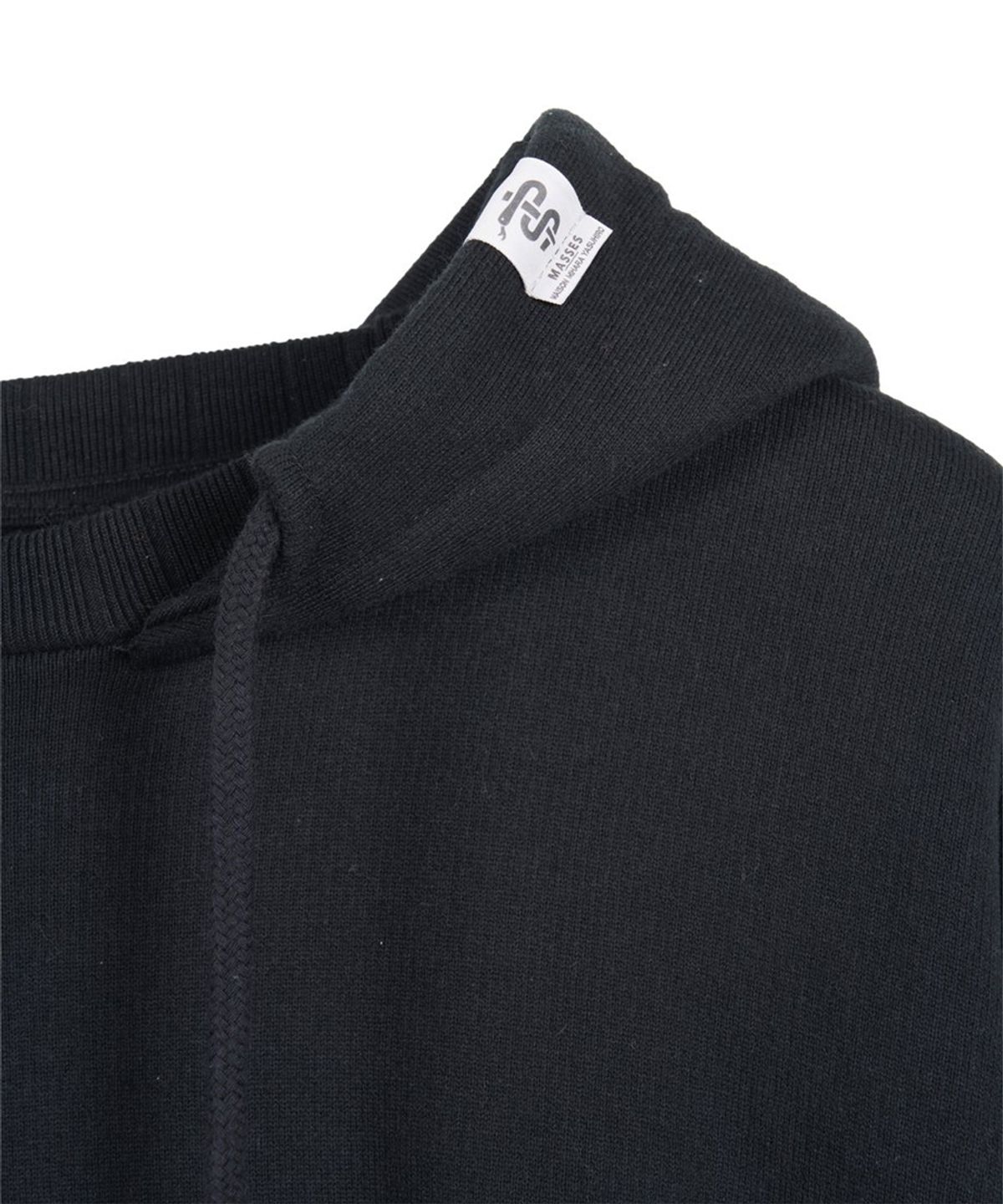 마시스(MASSES) HAND PRINT HOODIE - BLACK