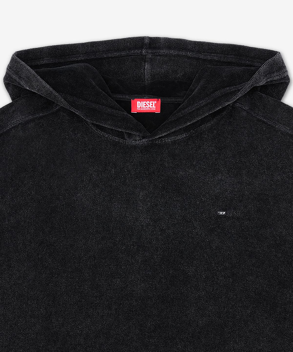 디젤(DIESEL) 아루바 후디드 스윔 베스트 - 블랙 / A182600WEBB900A