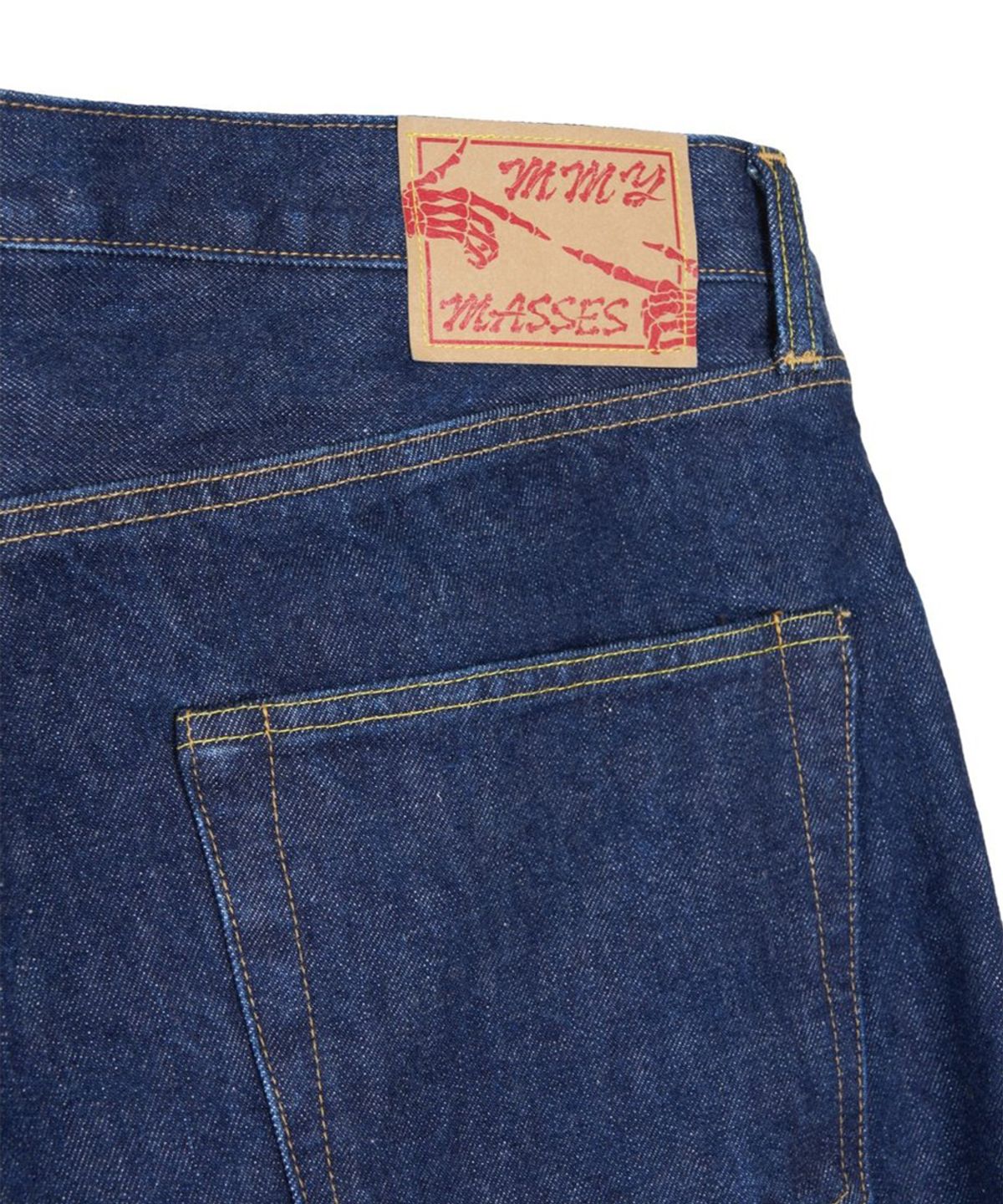 마시스(MASSES) DENIM PANTS ONE WASH - INDIGO