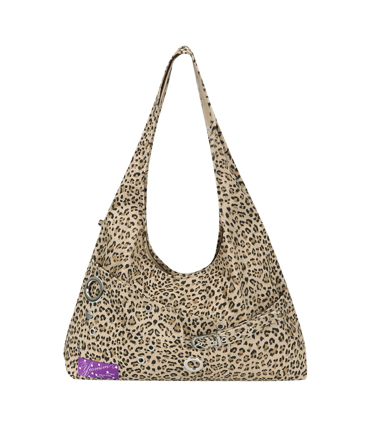 여밈(YEOMIM) layout bag (leopard beige)