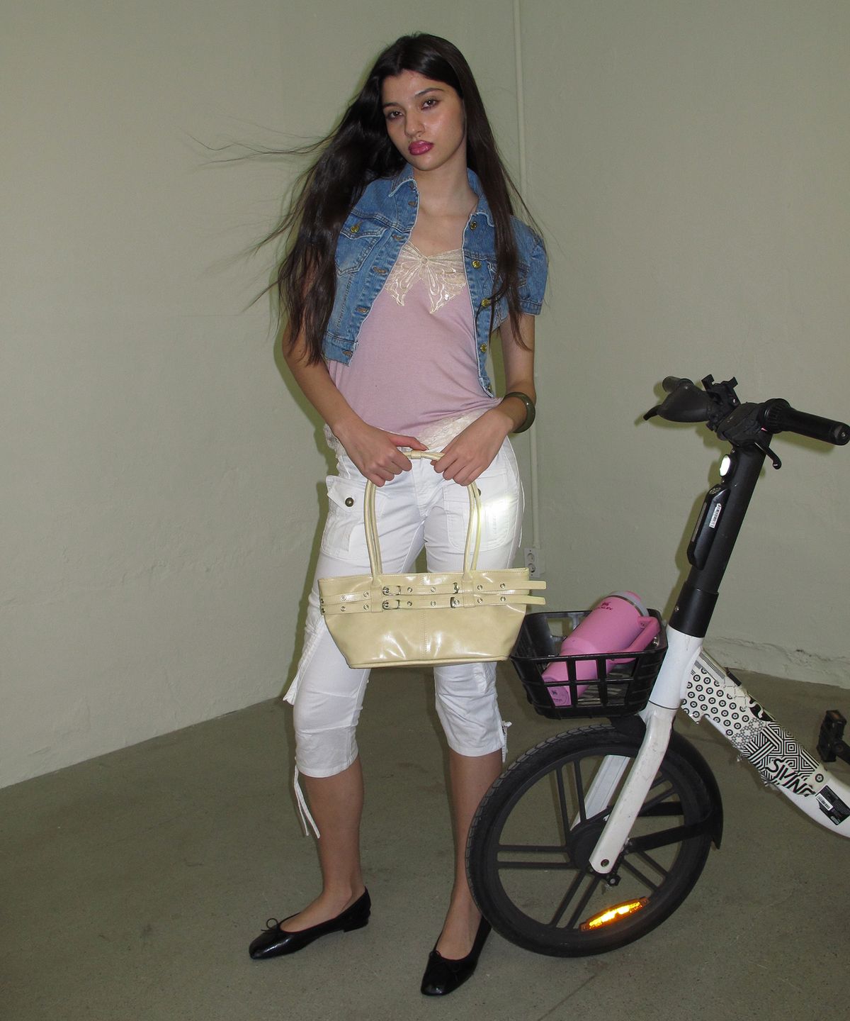 여밈(YEOMIM) mini belted boat bag (lemonade)