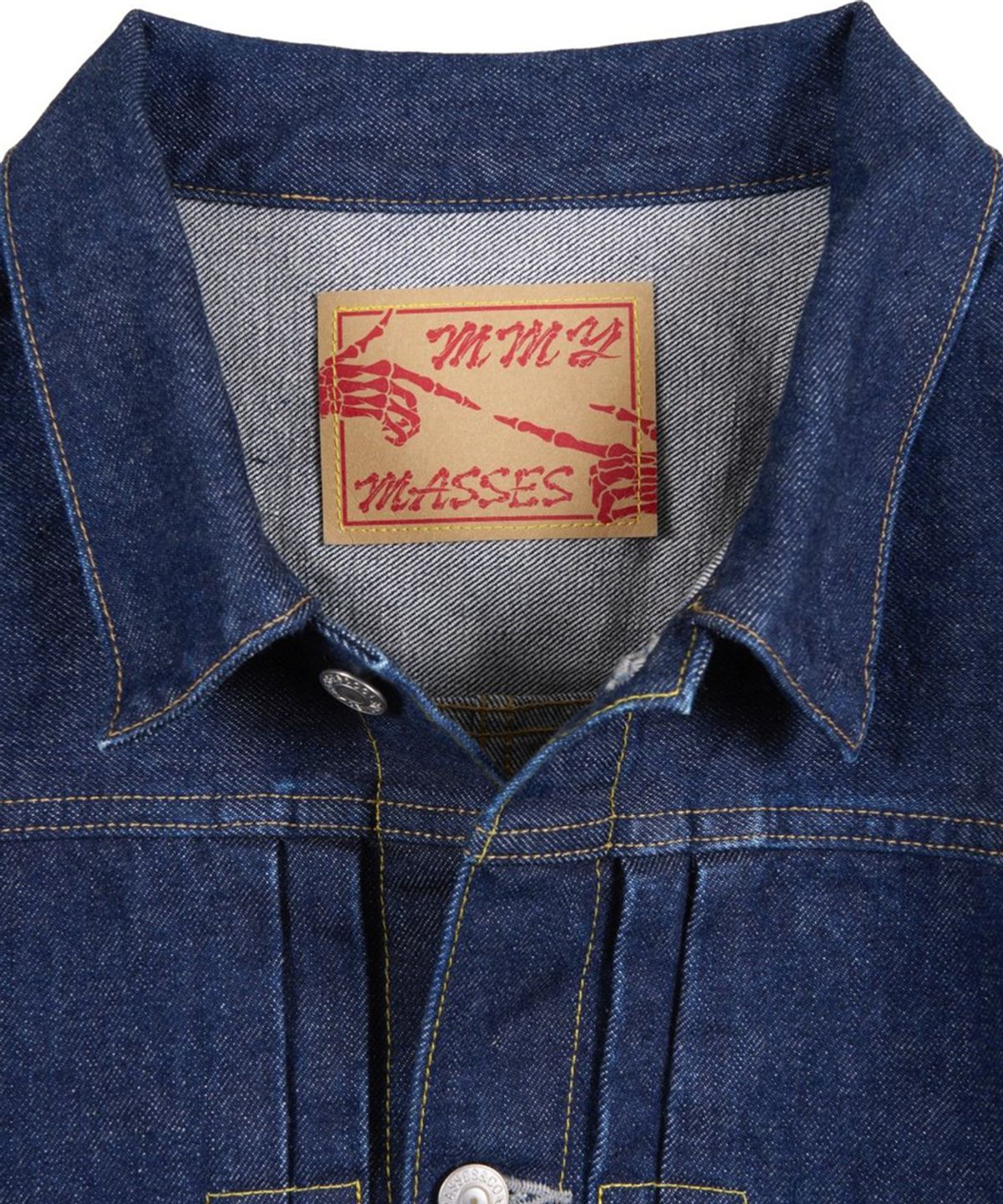 마시스(MASSES) DENIM JACKET ONE WASH - INDIGO