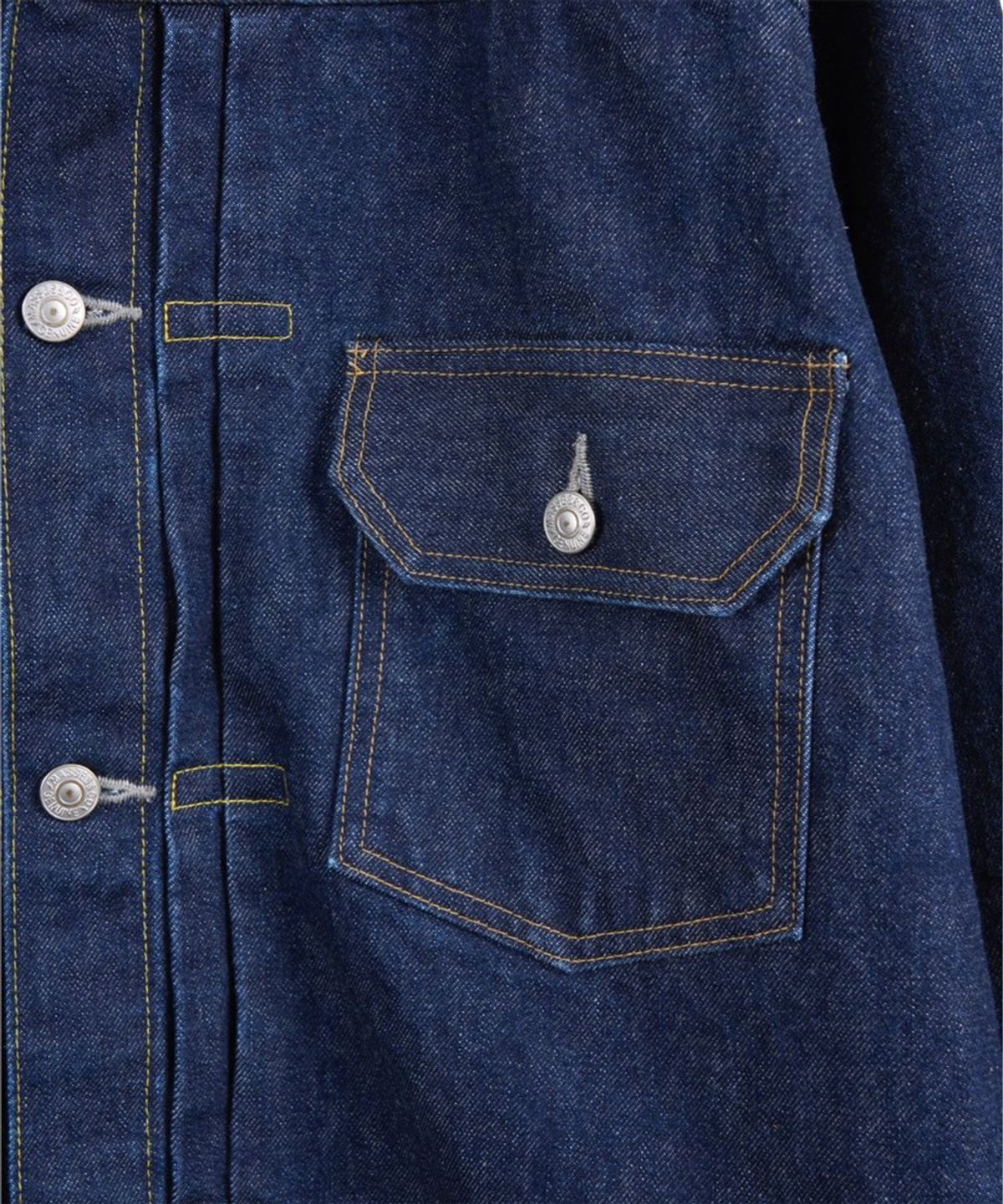 마시스(MASSES) DENIM JACKET ONE WASH - INDIGO