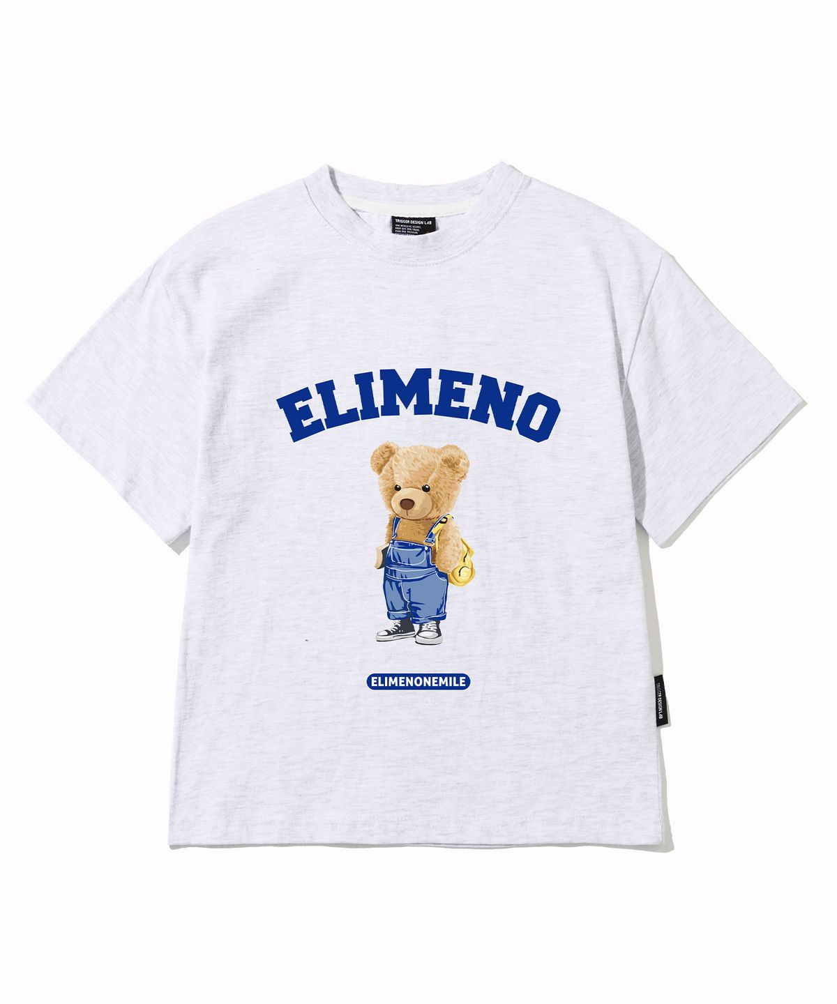 엘리메노영스터(ELIMENOYOUNGSTER) EY 스터디 베어 키즈 반팔티 4Color