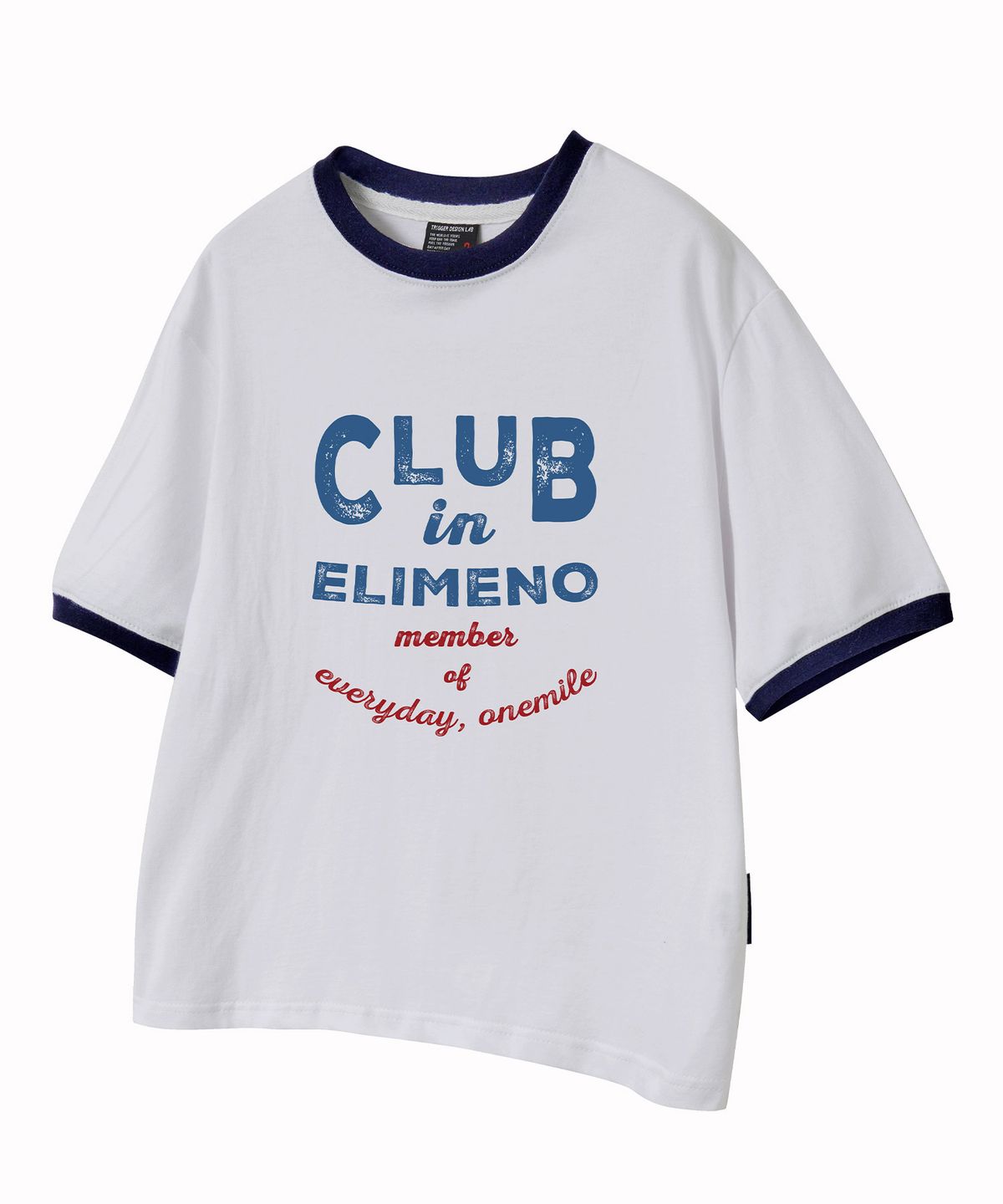 엘리메노영스터(ELIMENOYOUNGSTER) EY 클럽 원마일 키즈 링거 반팔티 5Color