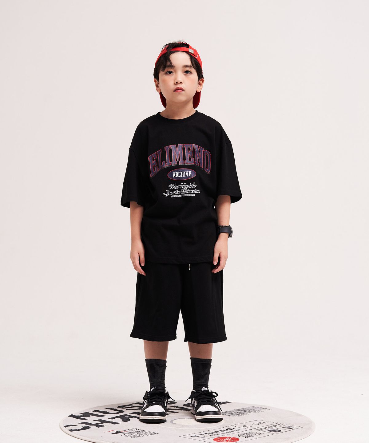 엘리메노영스터(ELIMENOYOUNGSTER) EY 디비전 키즈 반팔티 4Color