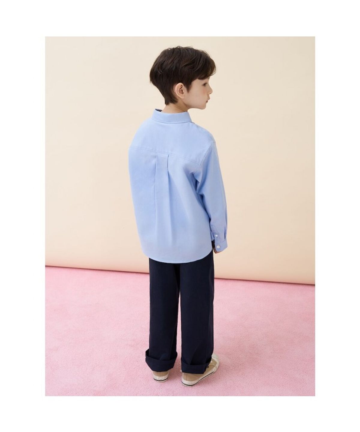 빈폴 키즈(BEANPOLE KIDS) [Essential] 옥스포드 셔츠 & 넥타이 세트  블루 (BI6164UE1P) (BI6164UE1P)