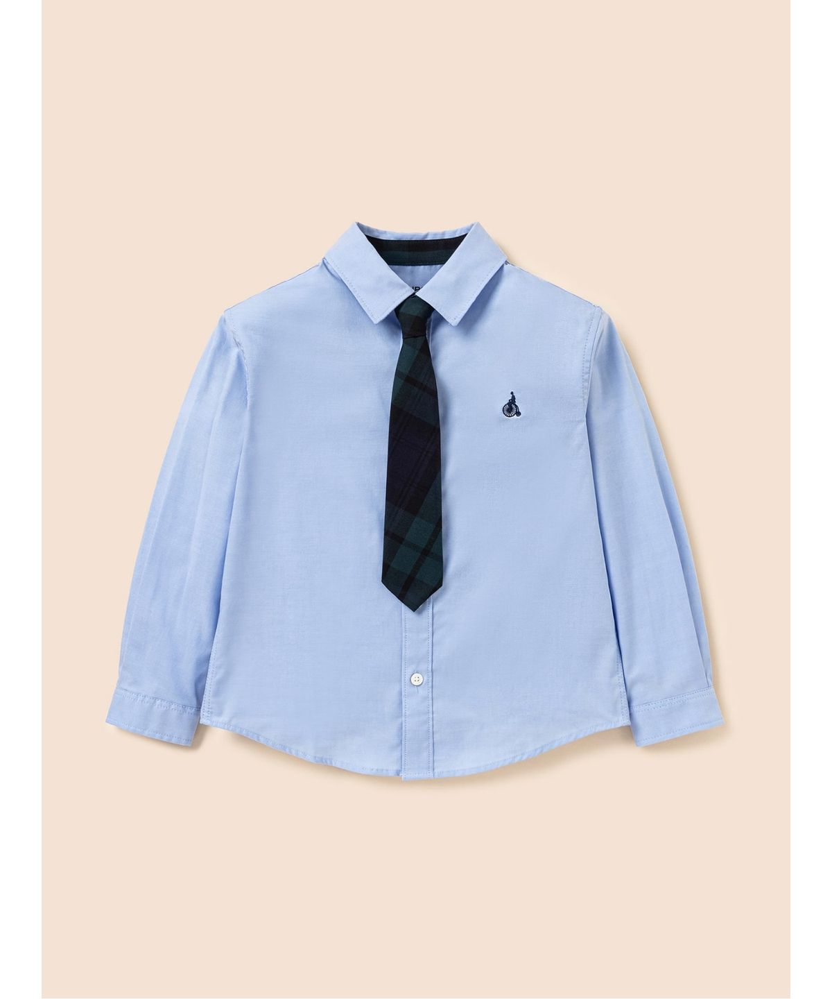 빈폴 키즈(BEANPOLE KIDS) [Essential] 옥스포드 셔츠 & 넥타이 세트  블루 (BI6164UE1P) (BI6164UE1P)