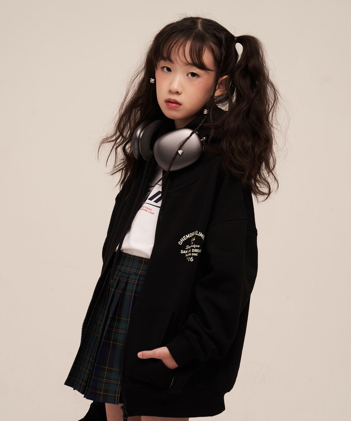 엘리메노영스터(ELIMENOYOUNGSTER) EY 안드레아스 2WAY 키즈 후드집업 2Color