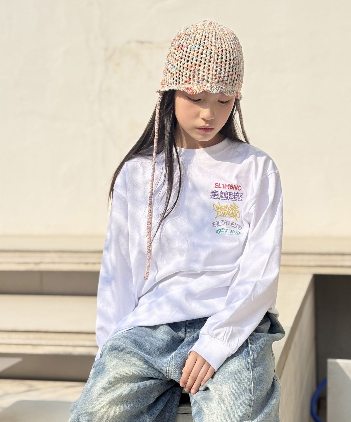 엘리메노영스터(ELIMENOYOUNGSTER) EY 디버스 키즈 긴팔티 2Color