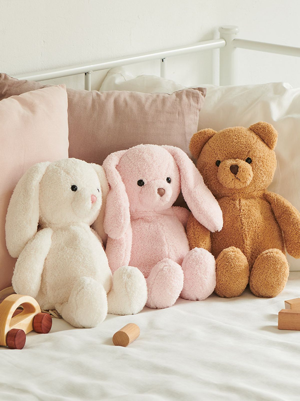 해피랜드(HAPPYLAND) [선물추천] 앙이팡이 애착인형 가방 (토끼/곰)
