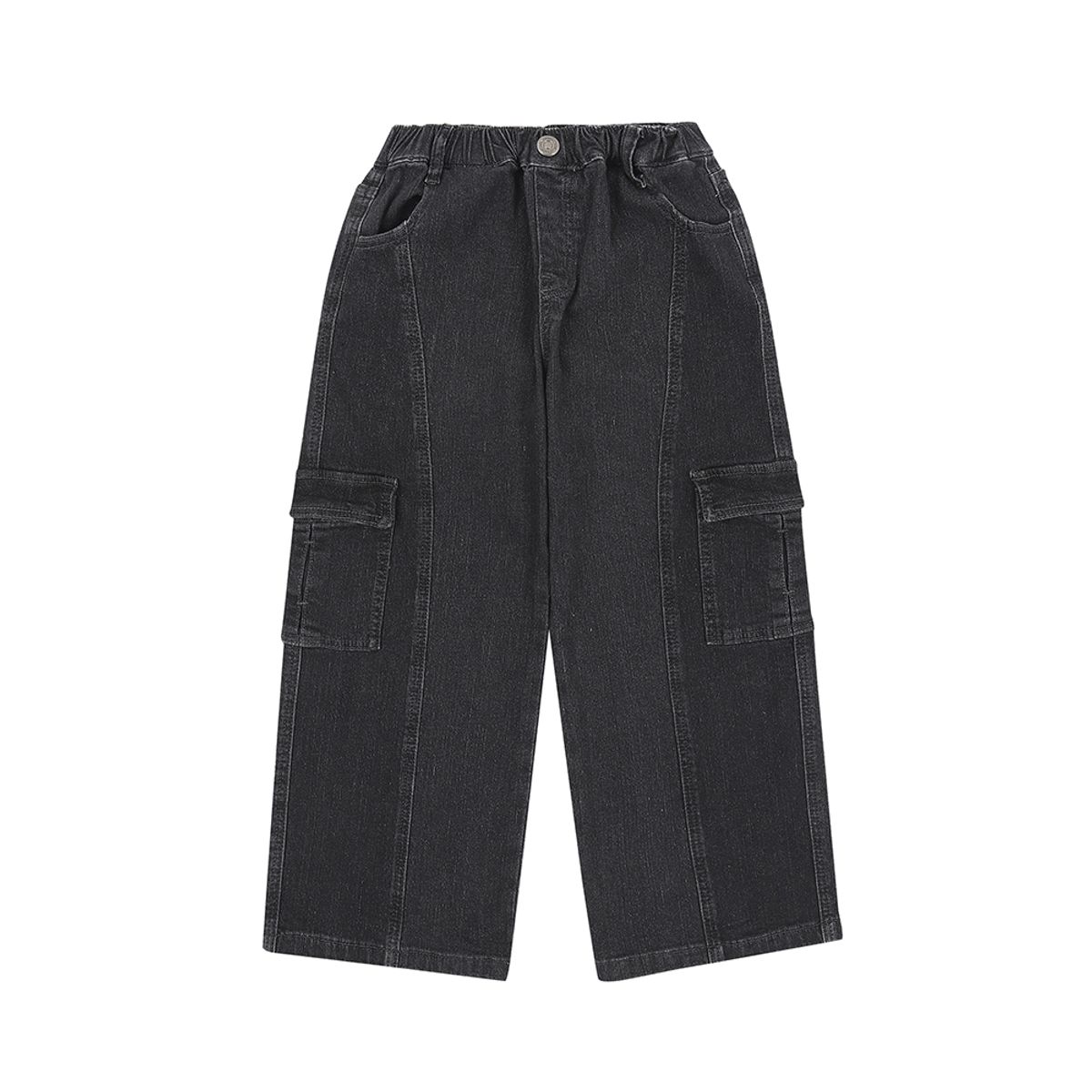 스타일노리터(STYLE NORITER) 엣지 카고 와이드 데님팬츠