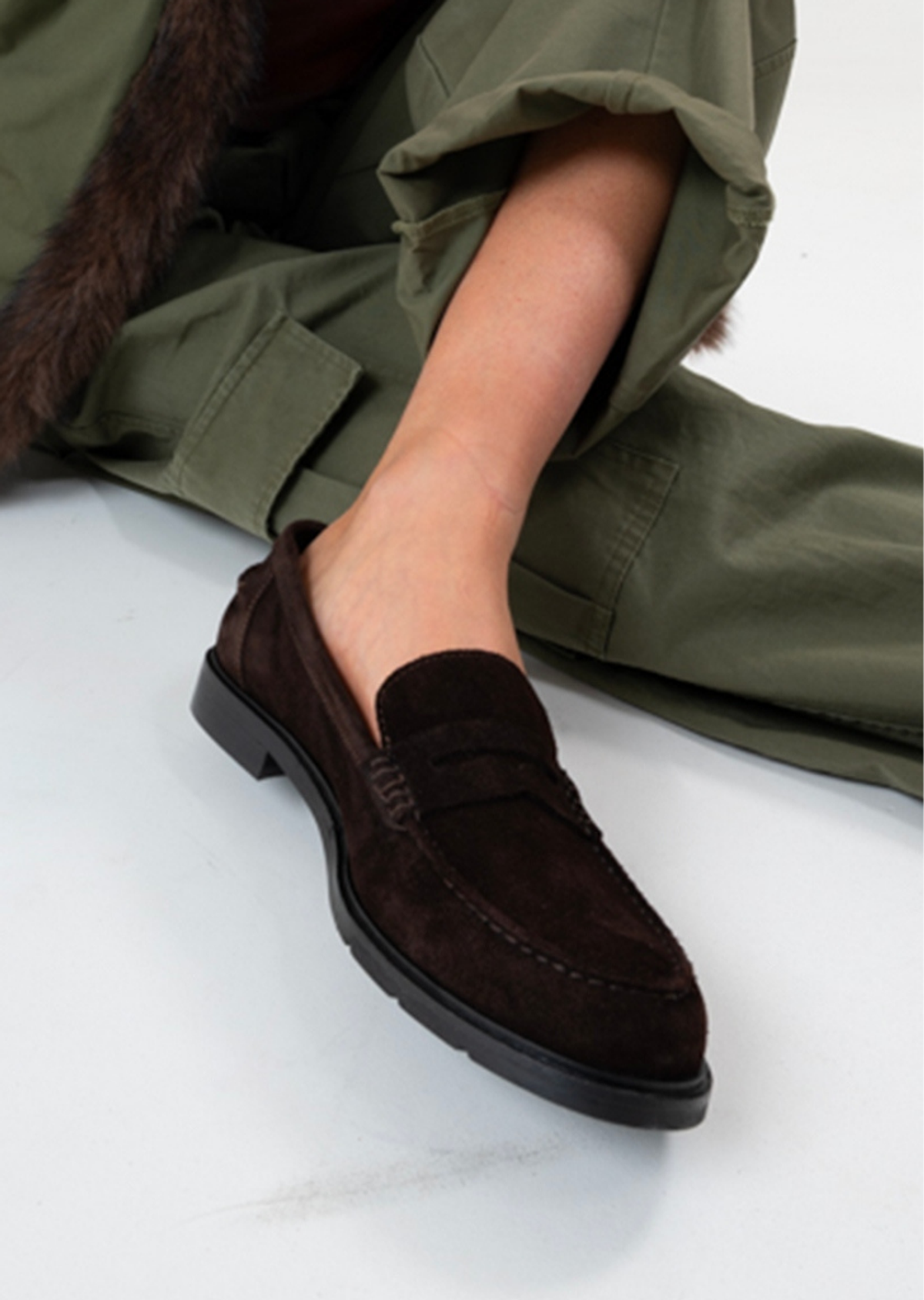 테미칼자투레(TEMY CALZATURE) ELSA TESTA - Suede Loafer (Made in Italy)