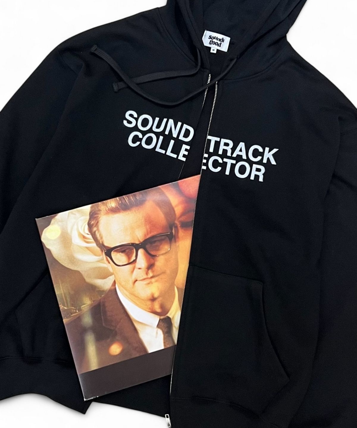 사운즈굿(SOUNDS GOOD) SOUNDTRACK COLLECTOR Hoodie Zip-Up - Black