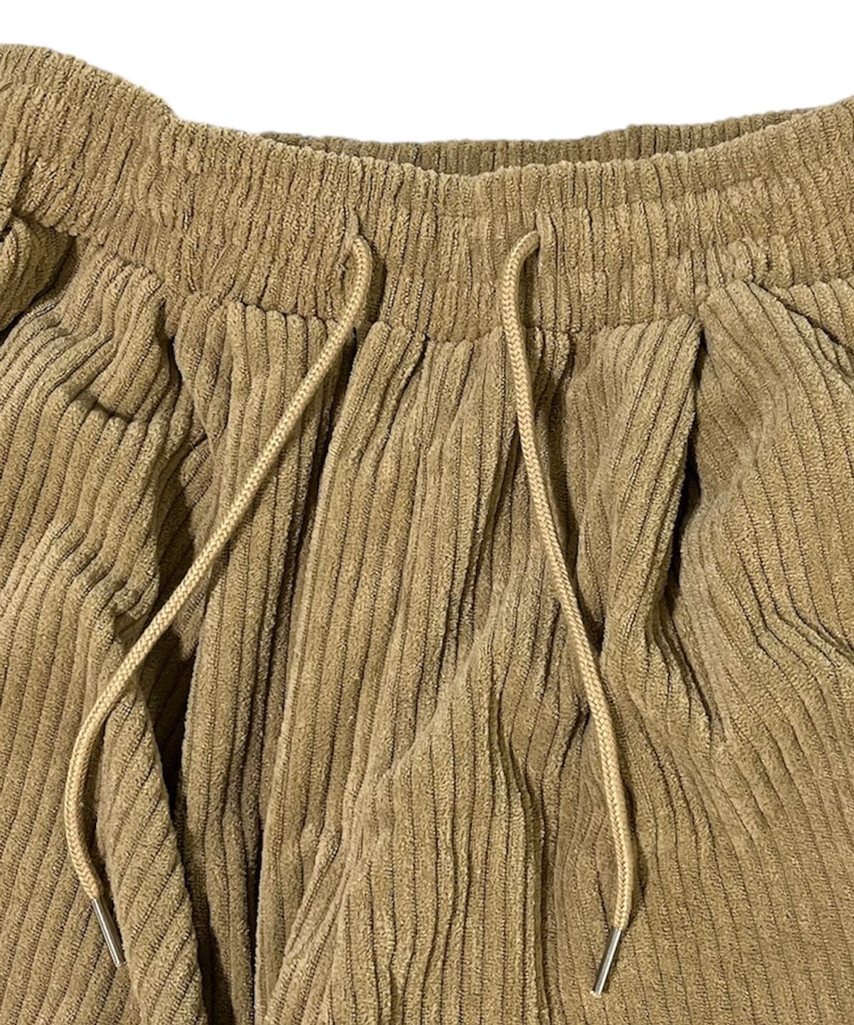스케이터락(SK8ER ROCK) Vintage Label Corduroy Wide Pants ((beige))