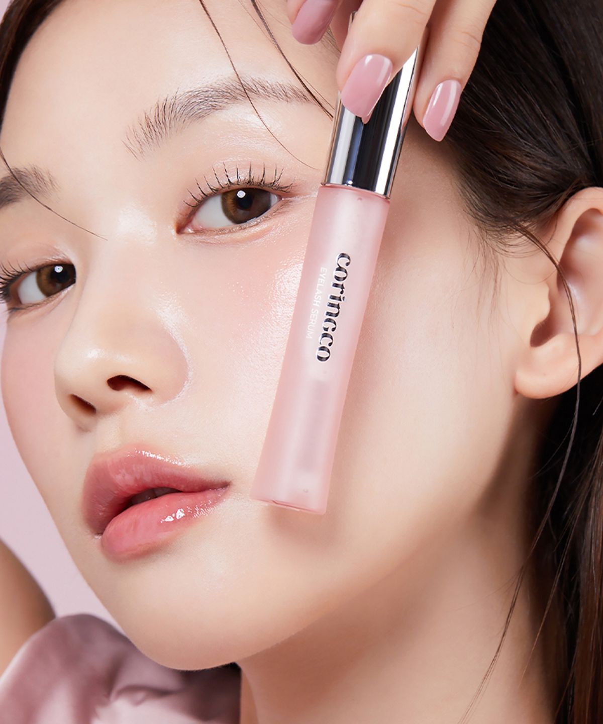 코링코(CORINGCO) [2SET] 핑크 콜라겐 파워 아이래쉬 세럼 (속눈썹 영양제)