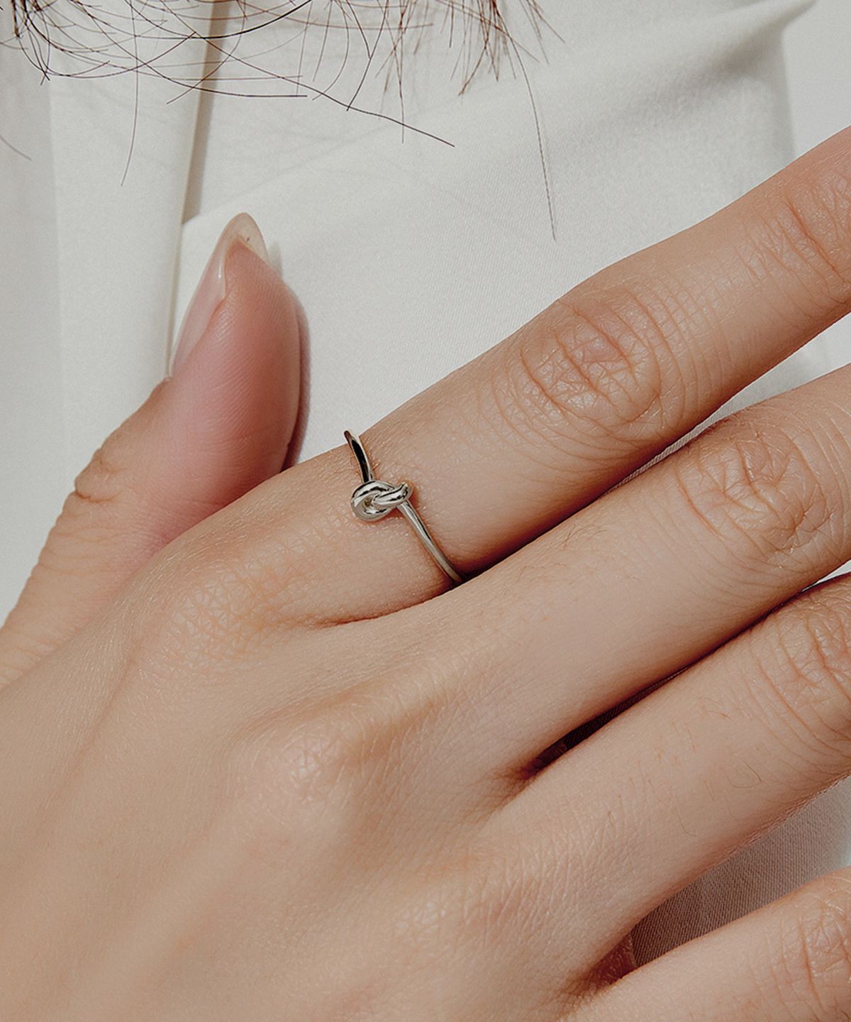 엘렌쥬얼리(HELENE JEWELRY) Silver 925 한줄 꼬임 미스 링 반지