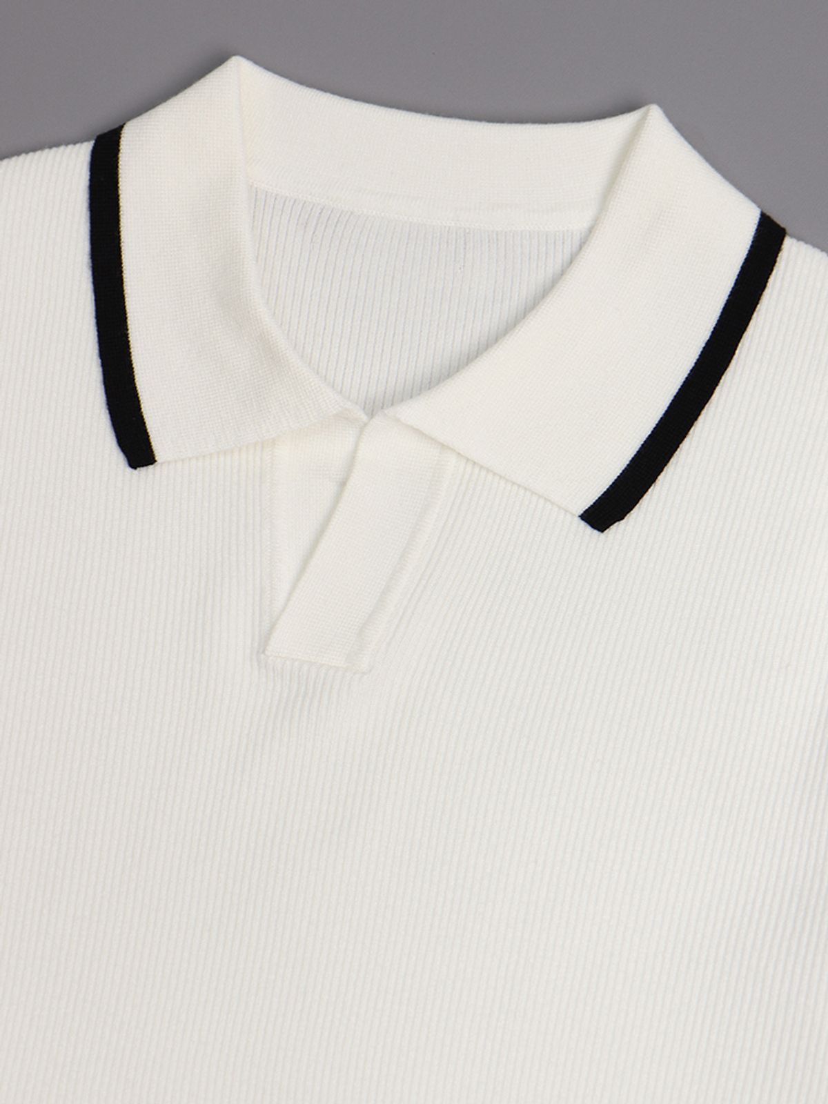 이카룩(IKALOOK) 골지 긴팔 니트 티셔츠 TEE108A
