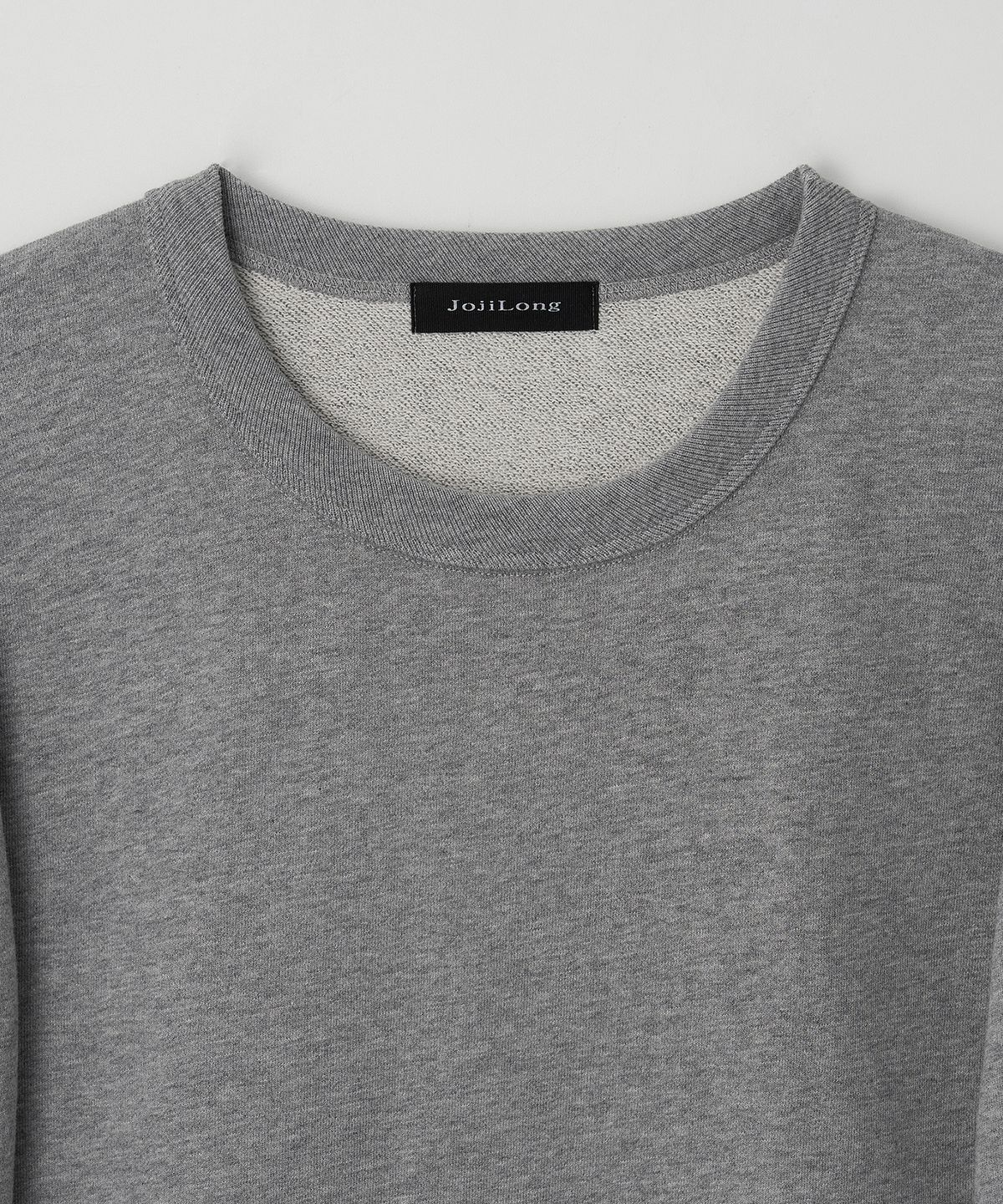 조질롱(JOJILONG) JN343 Essential Crew Neck Sweatshirt - MELANGE