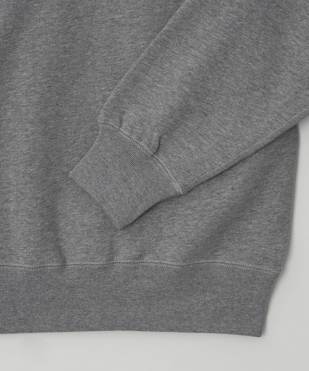 조질롱(JOJILONG) JN343 Essential Crew Neck Sweatshirt - MELANGE