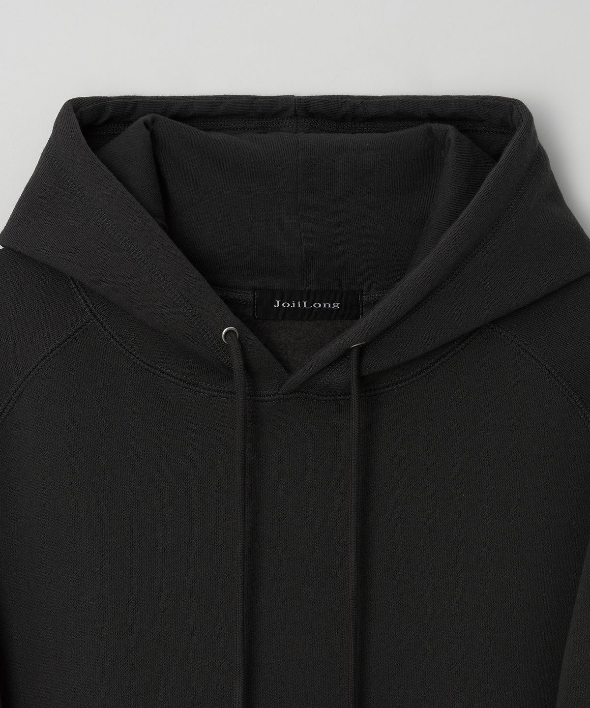 조질롱(JOJILONG) JN345 USA Cotton Reglan Fleece Hoodie - CHARCOAL