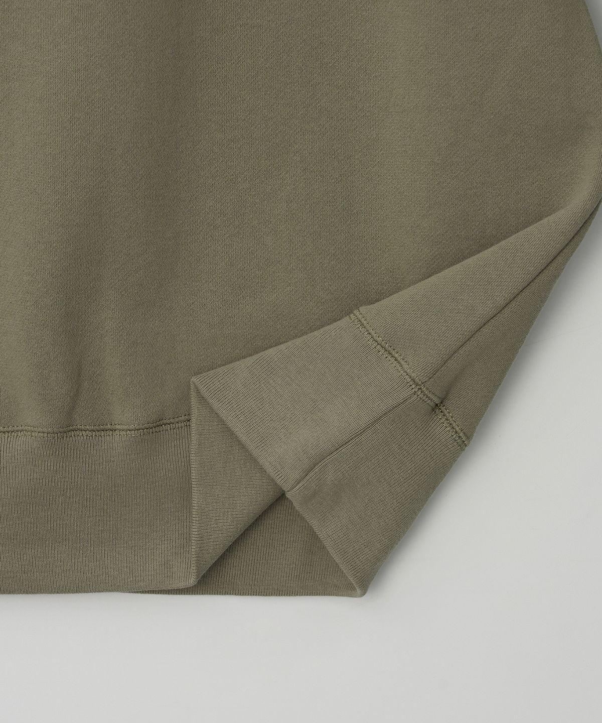 조질롱(JOJILONG) JN346 USA Cotton Reglan Sweatshirt - KHAKI BEIGE
