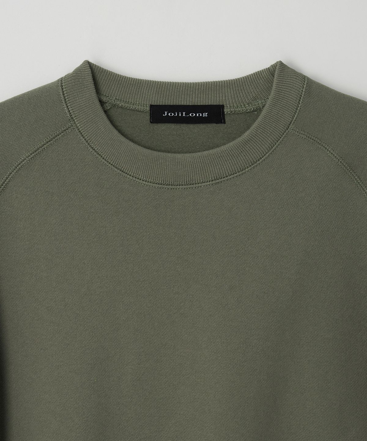 조질롱(JOJILONG) JN346 USA Cotton Reglan Sweatshirt - OLIVE