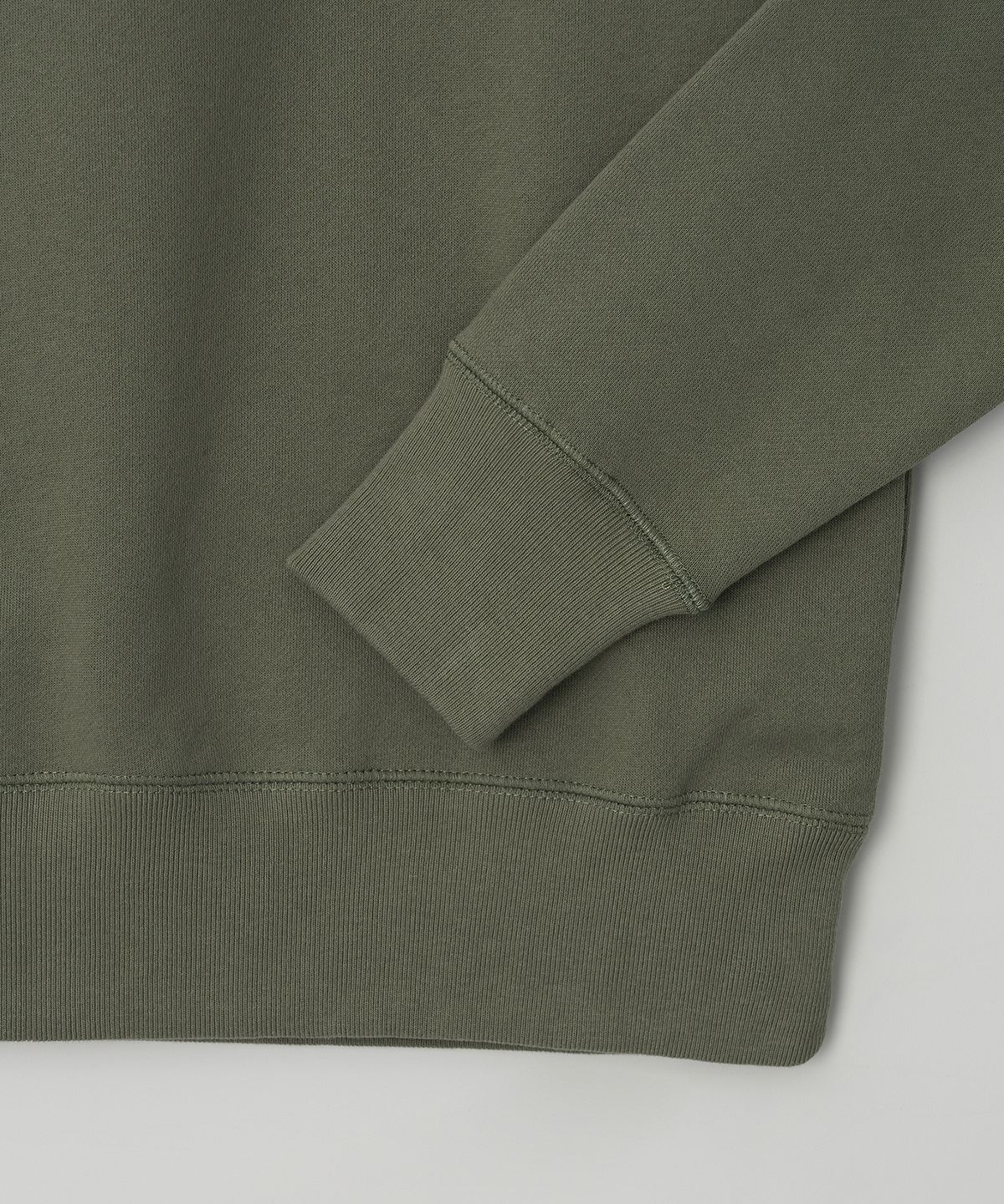 조질롱(JOJILONG) JN346 USA Cotton Reglan Sweatshirt - OLIVE